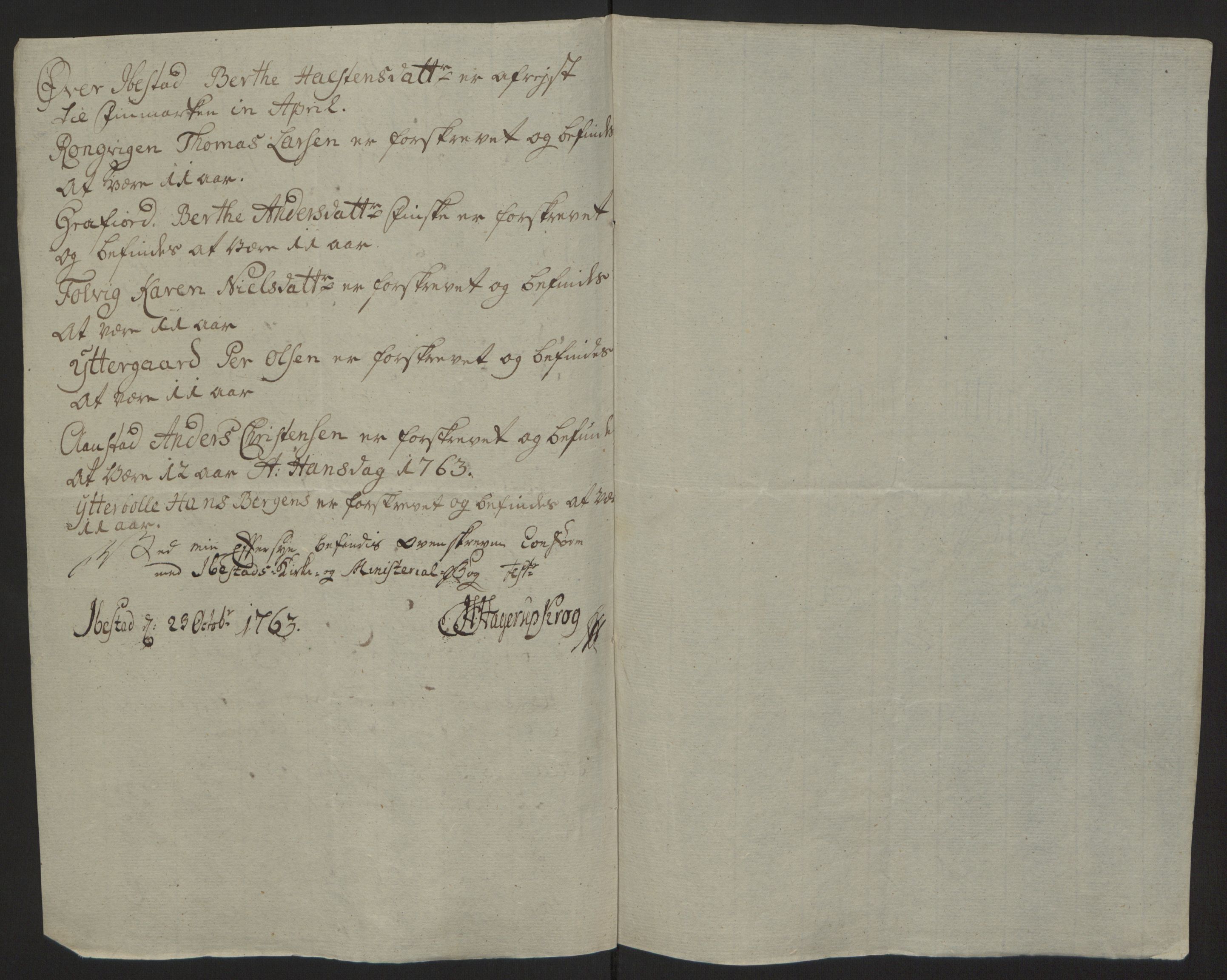 Rentekammeret inntil 1814, Reviderte regnskaper, Fogderegnskap, RA/EA-4092/R68/L4845: Ekstraskatten Senja og Troms, 1762-1765, s. 195
