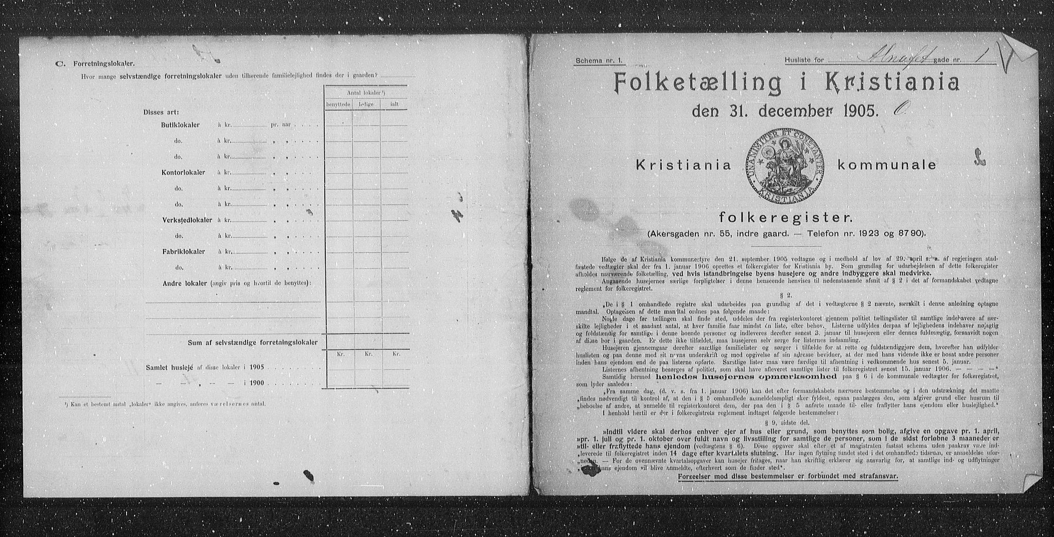 OBA, Kommunal folketelling 31.12.1905 for Kristiania kjøpstad, 1905, s. 622