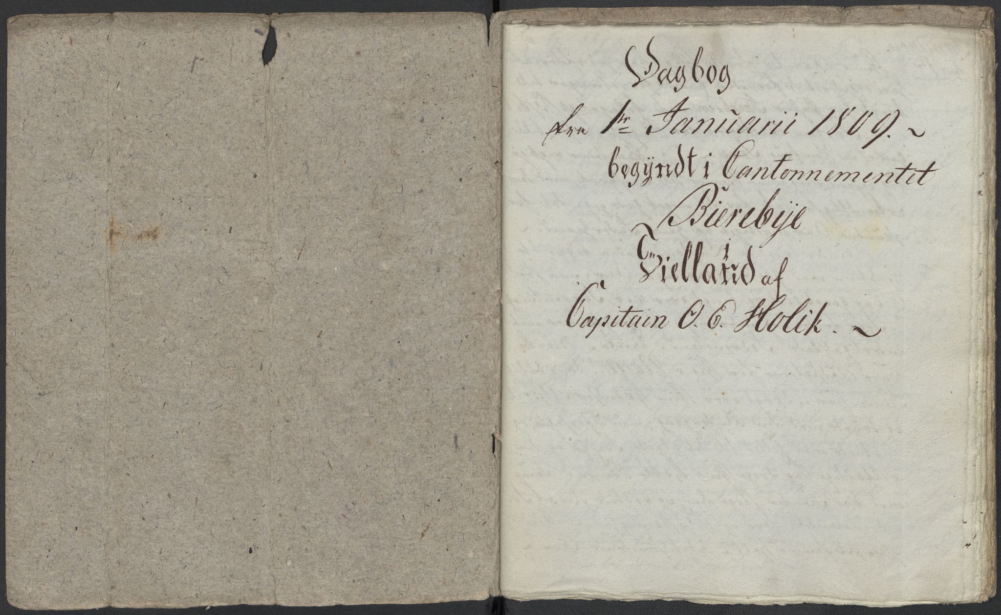 Holck, Meidell, Hartvig, RA/PA-0204/F/L0001: (Kassett) Dagbøker ført av Ole Elias v.Holck, 1798-1842, s. 200