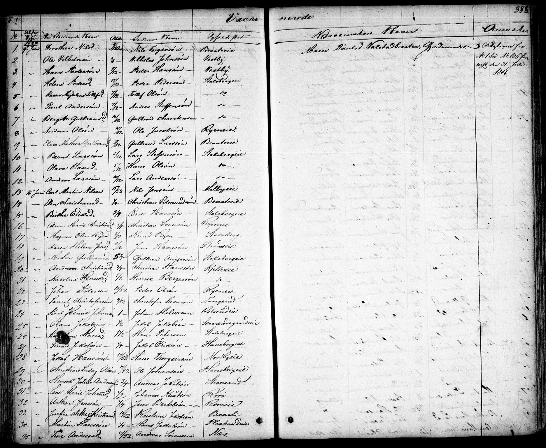 Skedsmo prestekontor Kirkebøker, AV/SAO-A-10033a/F/Fa/L0009: Ministerialbok nr. I 9, 1830-1853, s. 388