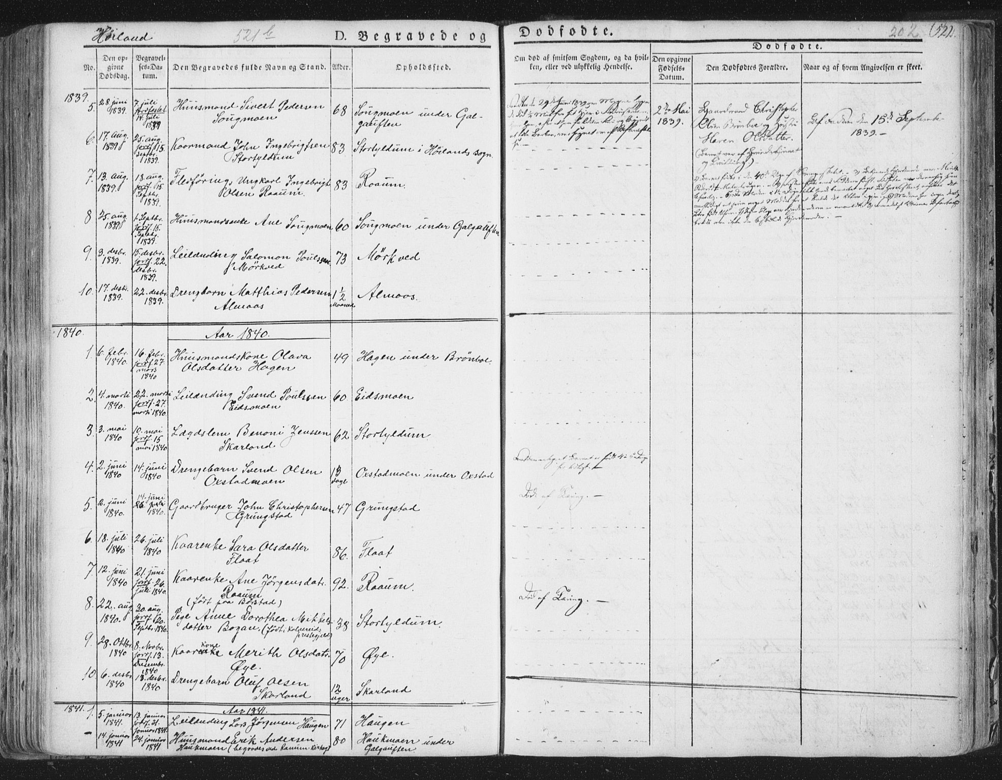 Ministerialprotokoller, klokkerbøker og fødselsregistre - Nord-Trøndelag, AV/SAT-A-1458/758/L0513: Ministerialbok nr. 758A02 /2, 1839-1868, s. 202
