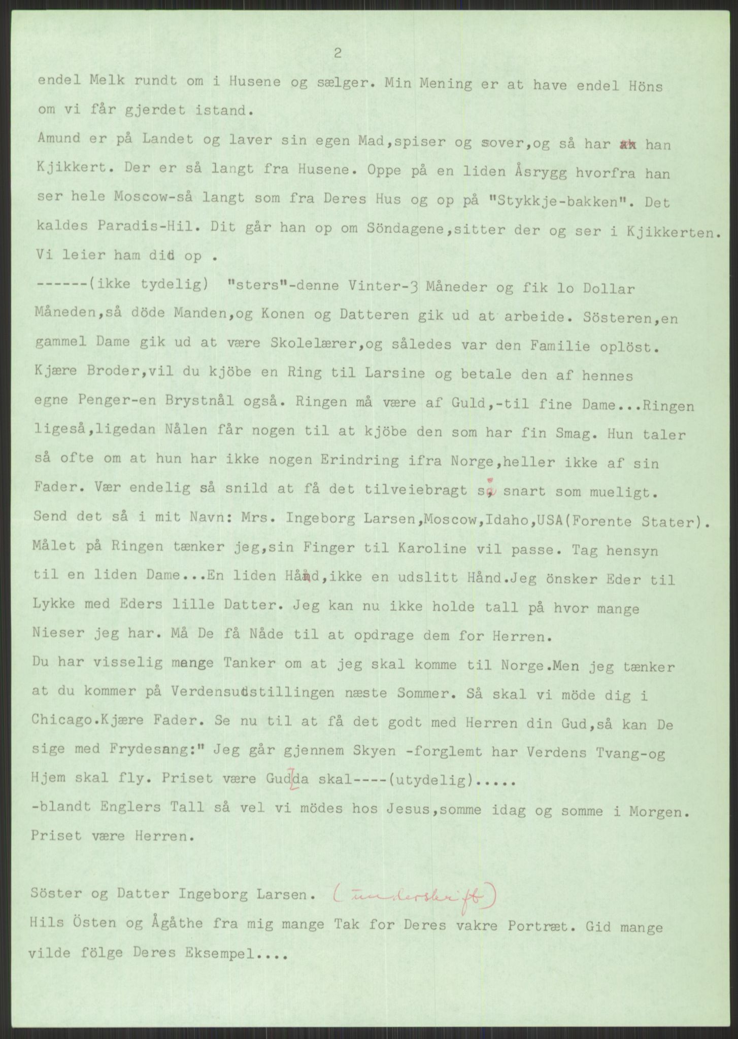 Samlinger til kildeutgivelse, Amerikabrevene, AV/RA-EA-4057/F/L0033: Innlån fra Sogn og Fjordane. Innlån fra Møre og Romsdal, 1838-1914, s. 53