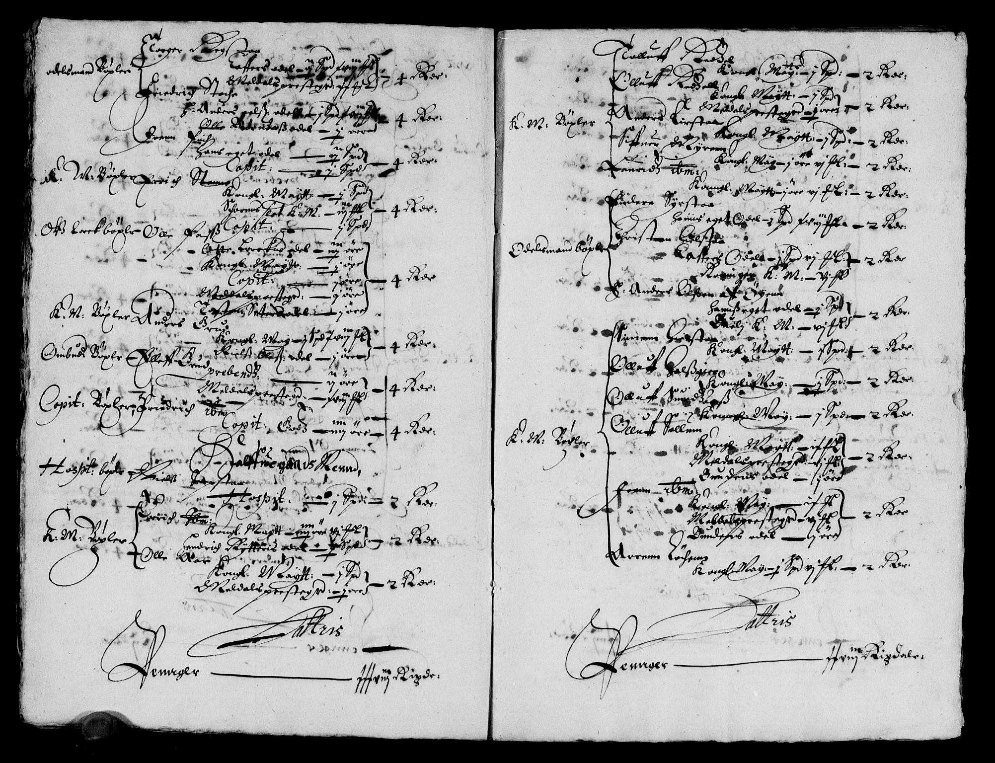 Rentekammeret inntil 1814, Reviderte regnskaper, Lensregnskaper, AV/RA-EA-5023/R/Rb/Rbw/L0113: Trondheim len, 1653-1654