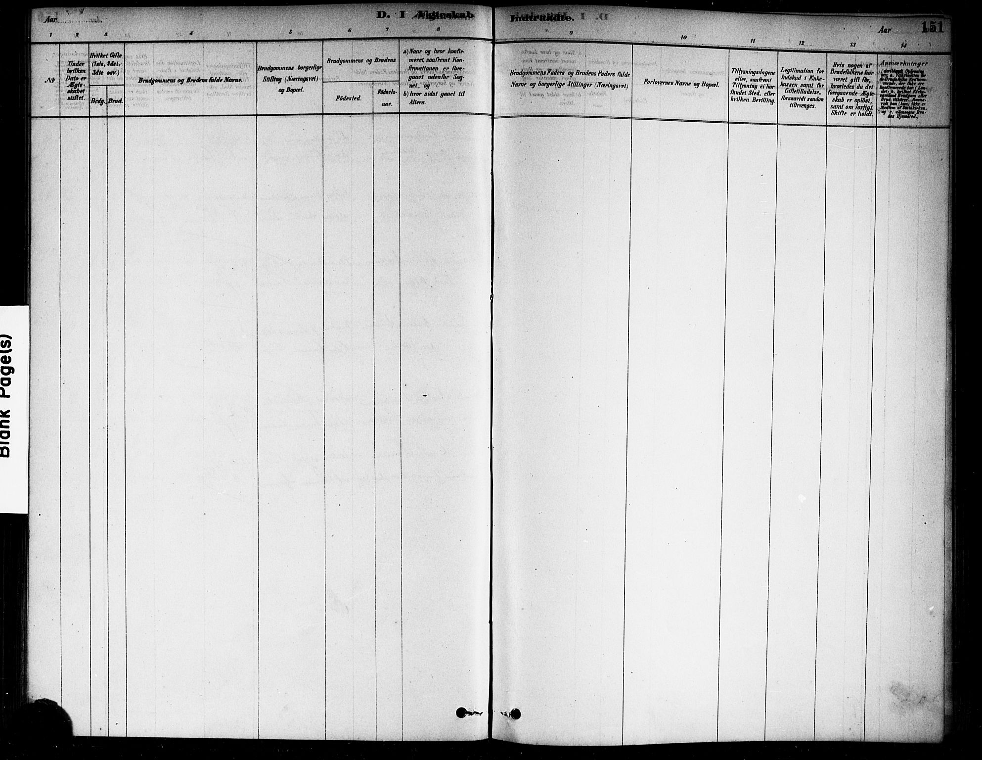 Berg prestekontor Kirkebøker, SAO/A-10902/F/Fa/L0006: Ministerialbok nr. I 6, 1878-1887, s. 151