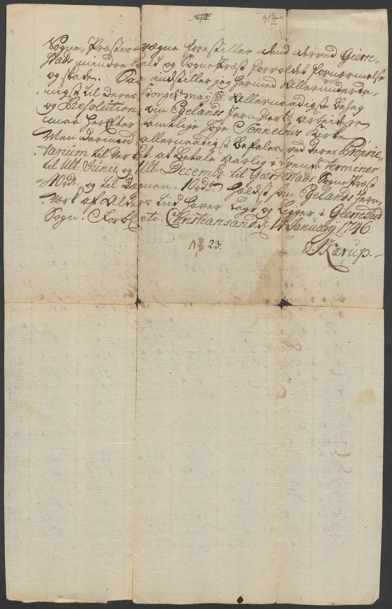 Riksarkivets diplomsamling, AV/RA-EA-5965/F15/L0030: Prestearkiv - Aust-Agder, 1641-1812, s. 203