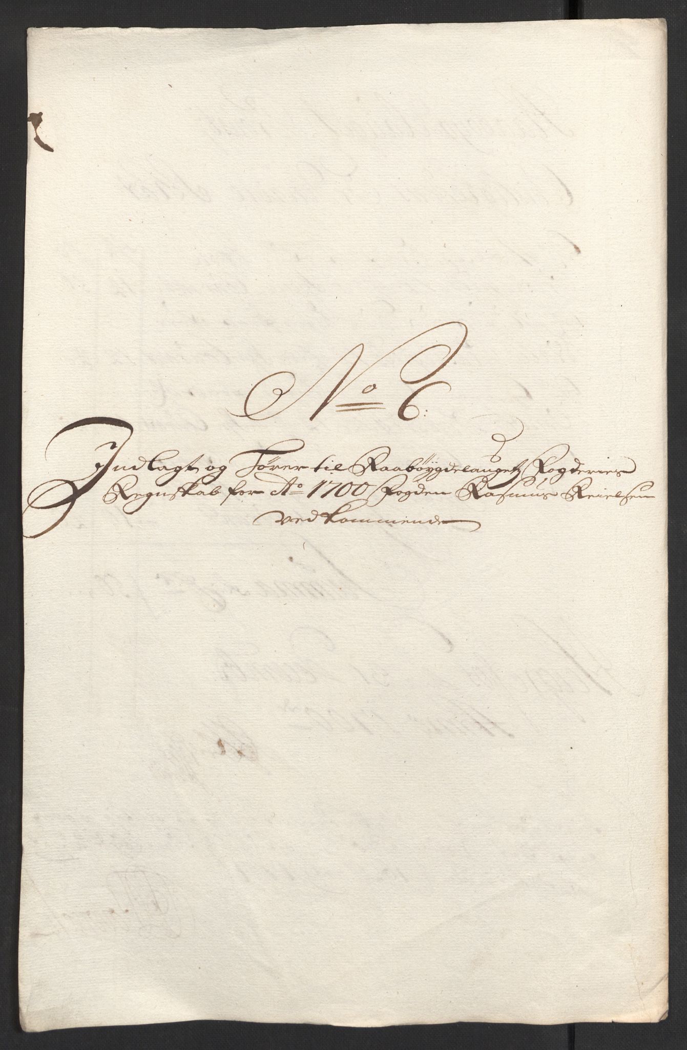 Rentekammeret inntil 1814, Reviderte regnskaper, Fogderegnskap, RA/EA-4092/R40/L2446: Fogderegnskap Råbyggelag, 1700-1702, s. 49