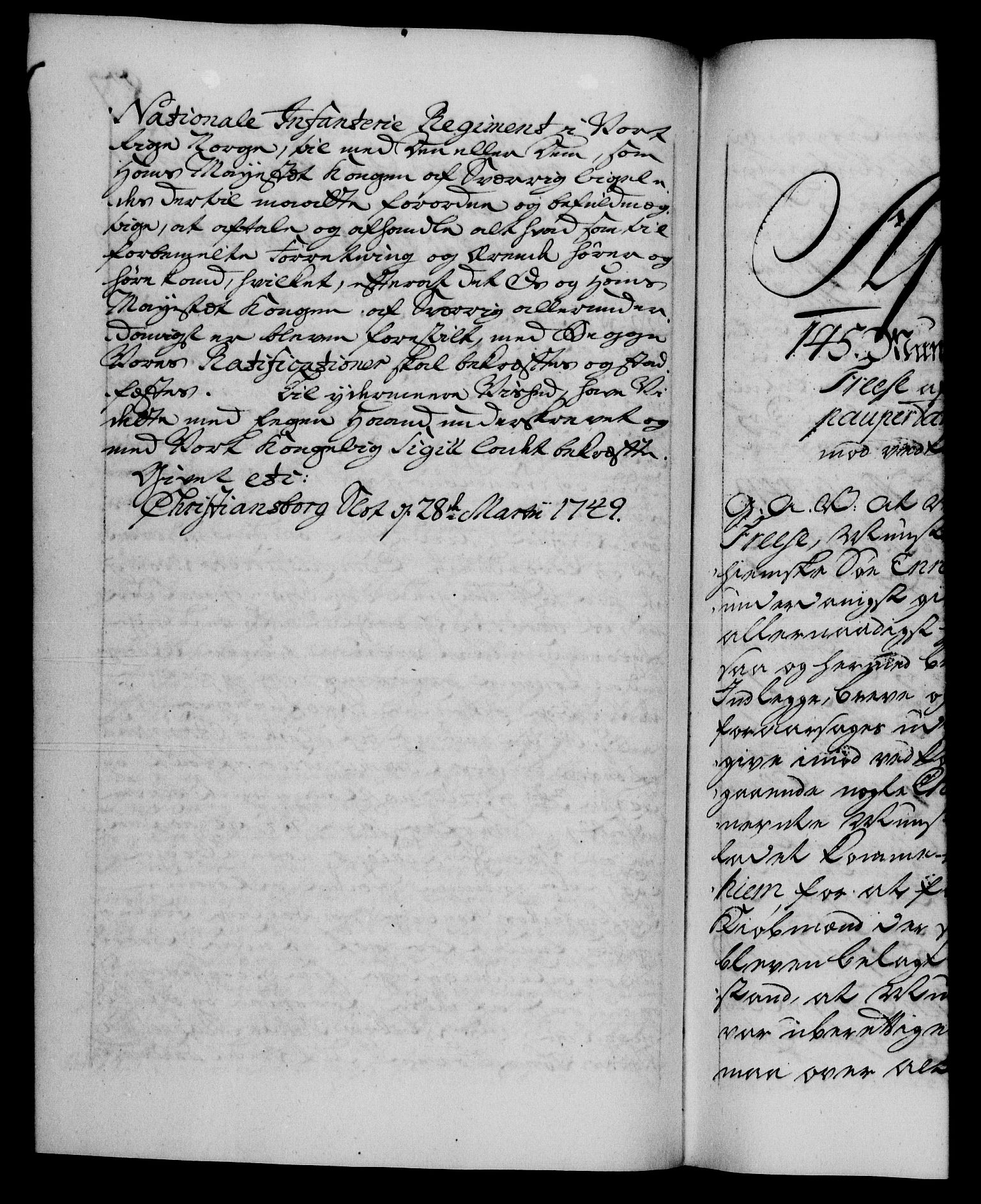 Danske Kanselli 1572-1799, RA/EA-3023/F/Fc/Fca/Fcaa/L0036: Norske registre, 1749-1750, s. 87b