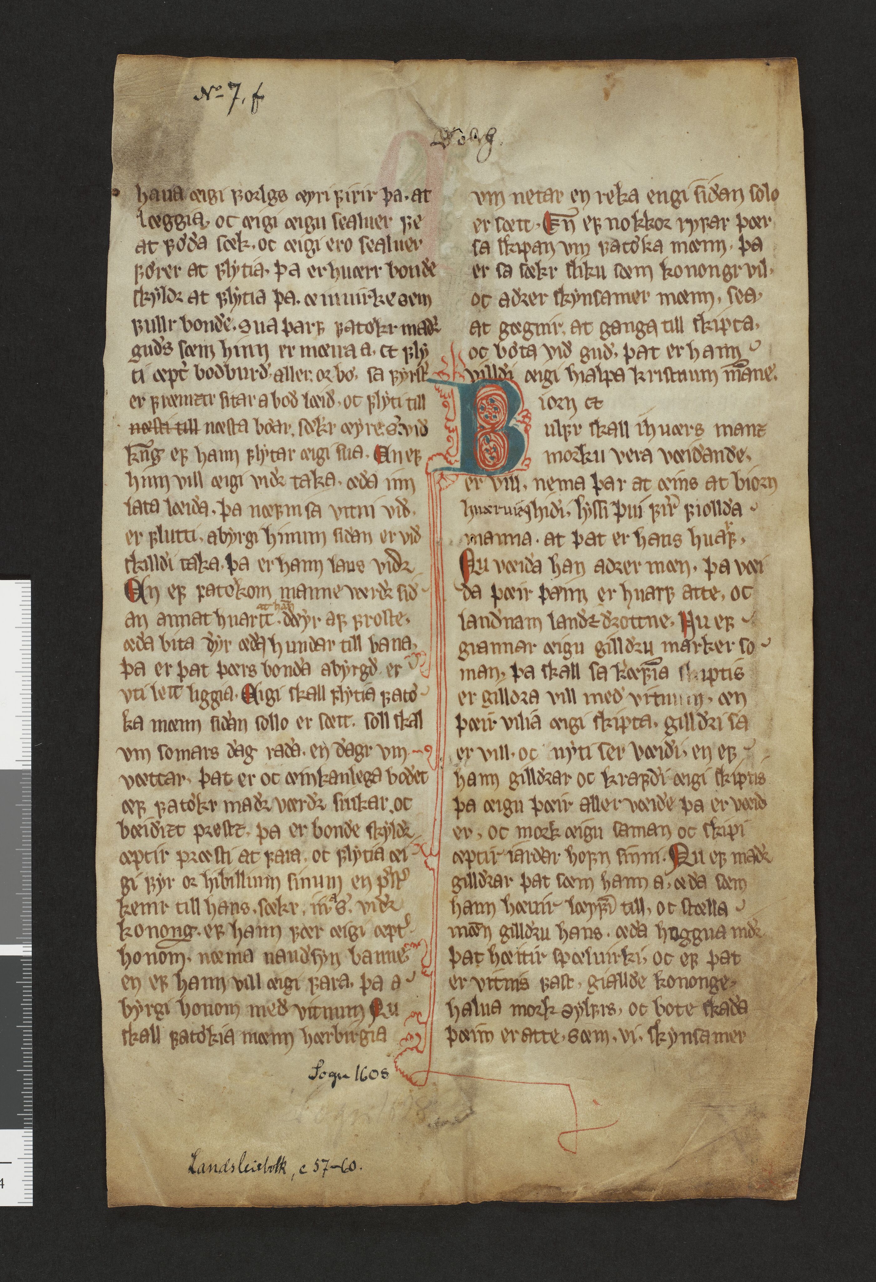 Riksarkivets diplomsamling, AV/RA-EA-5965/F26/L0002: Norrøne membranfragmenter bestand 2-9 (10), 1100-1536, s. 194