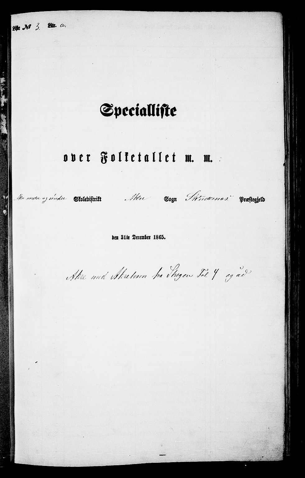 RA, Folketelling 1865 for 1150P Skudenes prestegjeld, 1865, s. 45