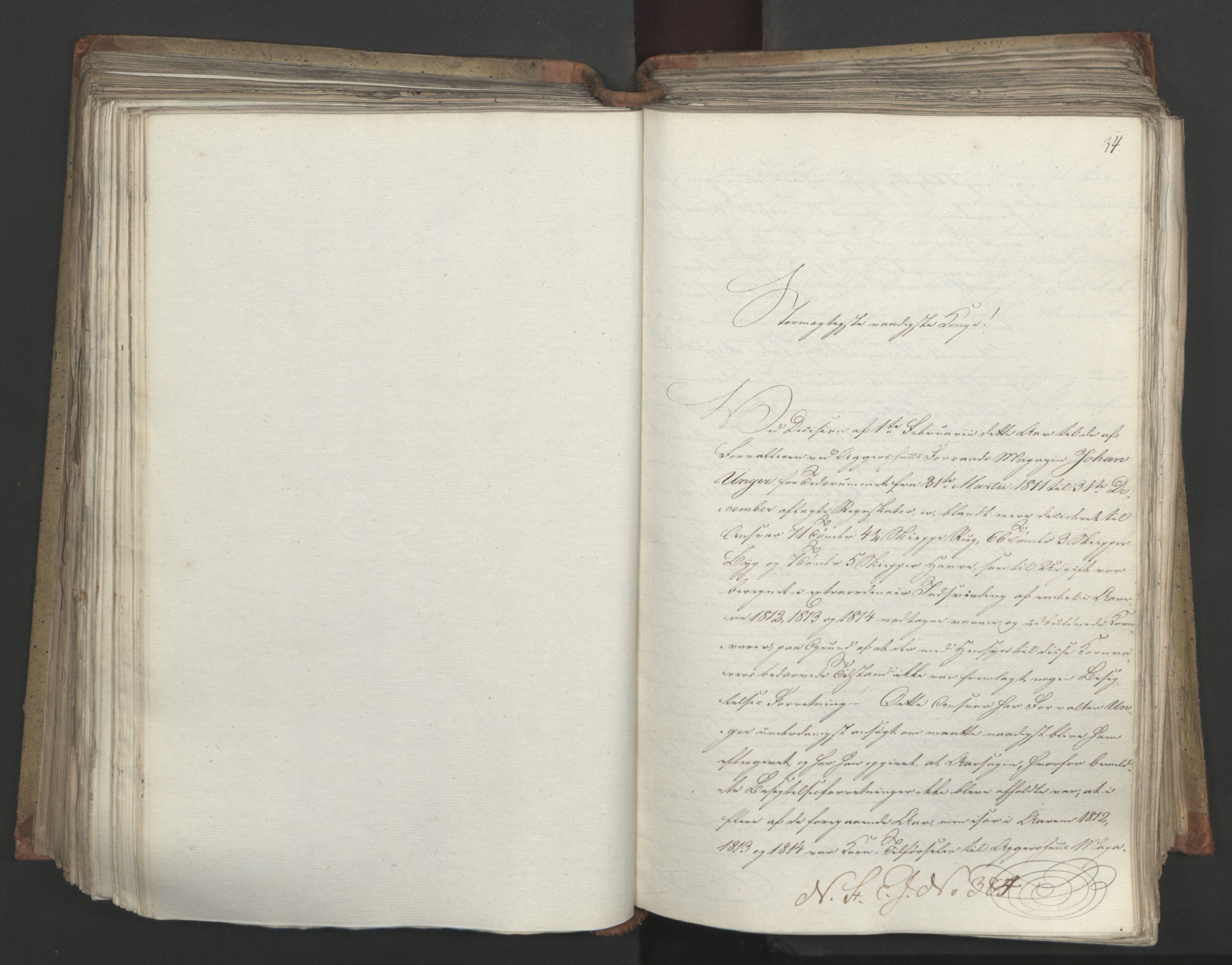 Statsrådsavdelingen i Stockholm, AV/RA-S-1003/D/Da/L0034: Regjeringsinnstillinger nr. 275-540, 1823, s. 316