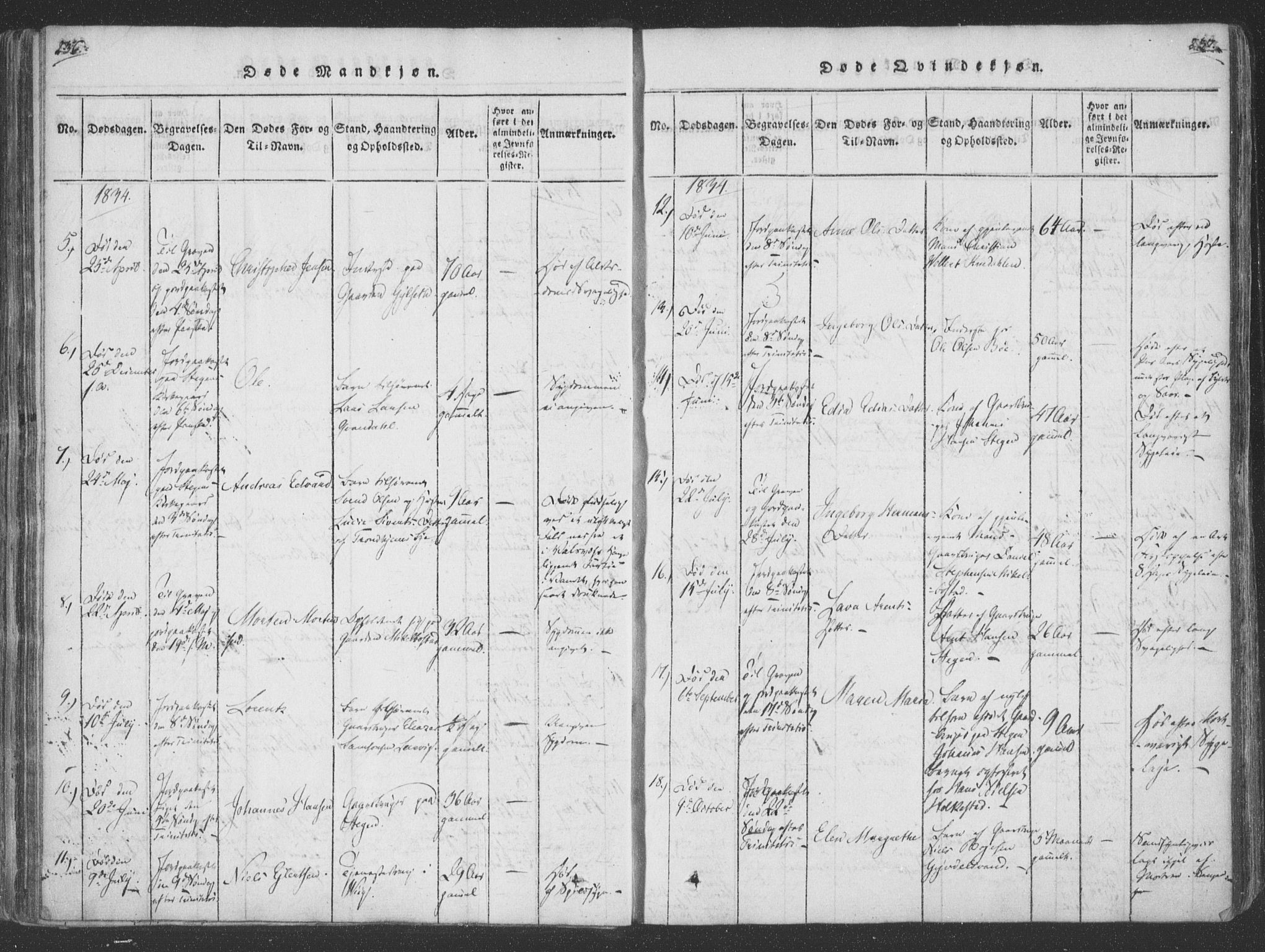 Ministerialprotokoller, klokkerbøker og fødselsregistre - Nordland, SAT/A-1459/855/L0798: Ministerialbok nr. 855A06, 1821-1835, s. 236-237