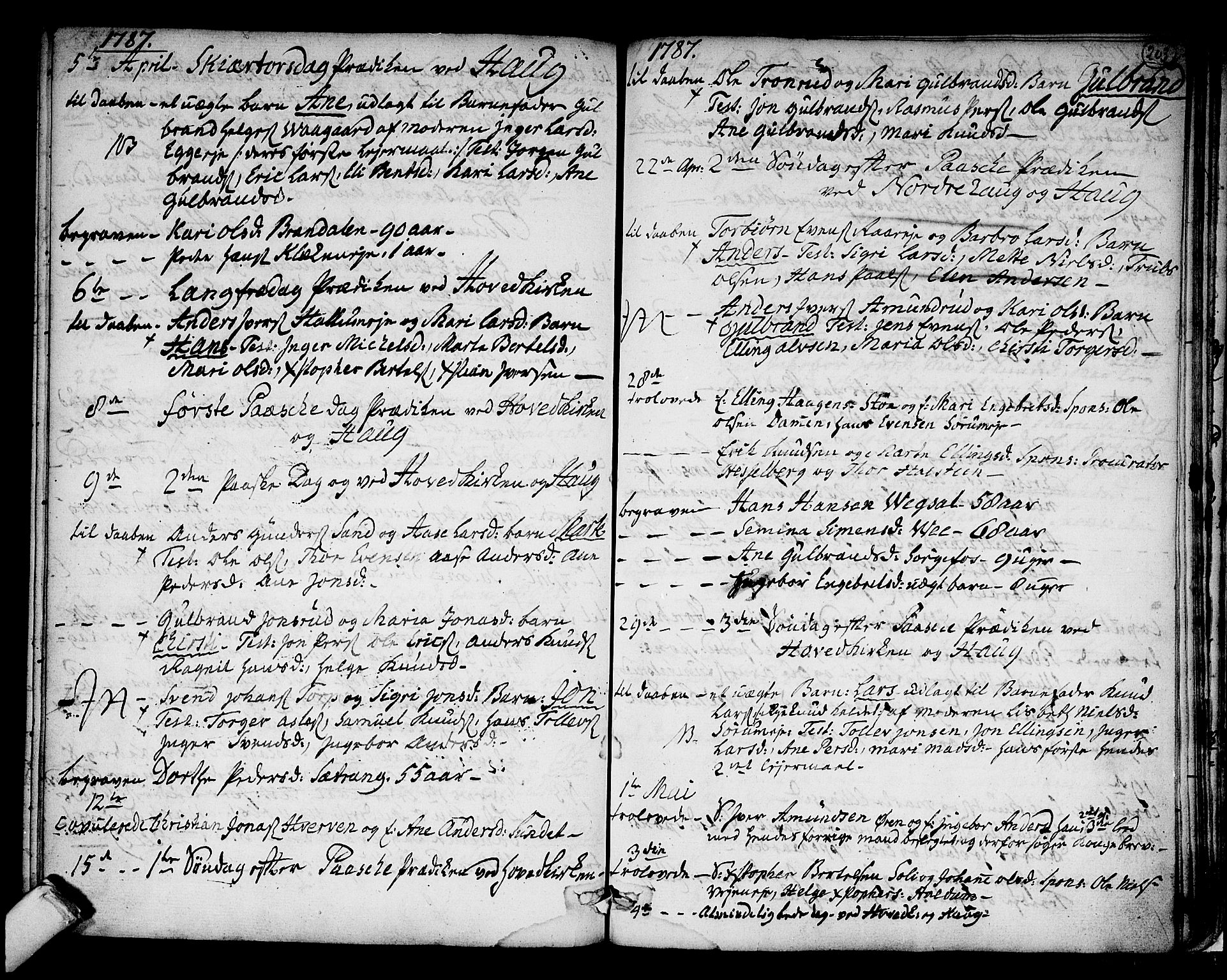 Norderhov kirkebøker, AV/SAKO-A-237/F/Fa/L0005: Ministerialbok nr. 5, 1775-1789, s. 203
