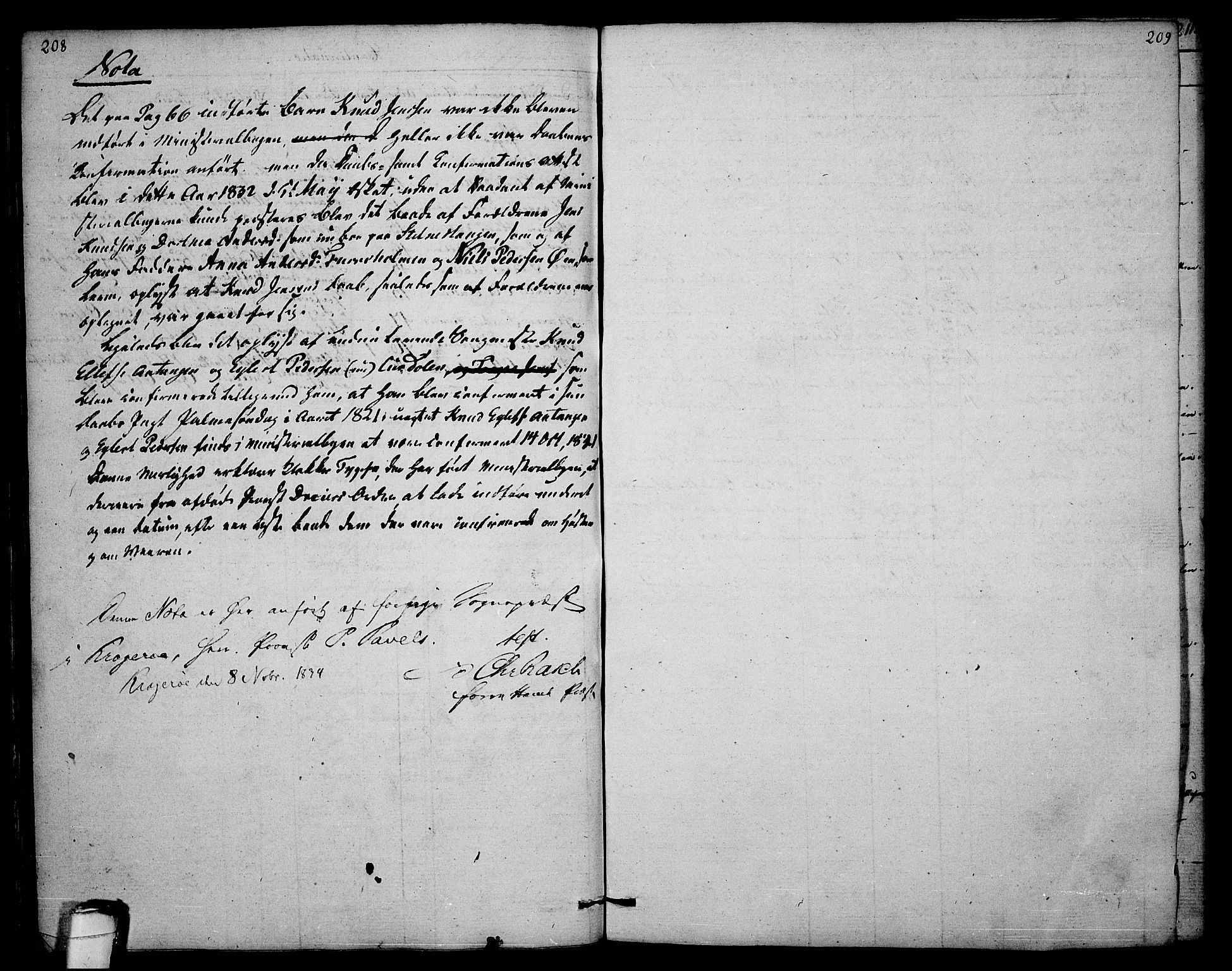 Sannidal kirkebøker, AV/SAKO-A-296/F/Fa/L0003: Ministerialbok nr. 3, 1803-1813, s. 208-209