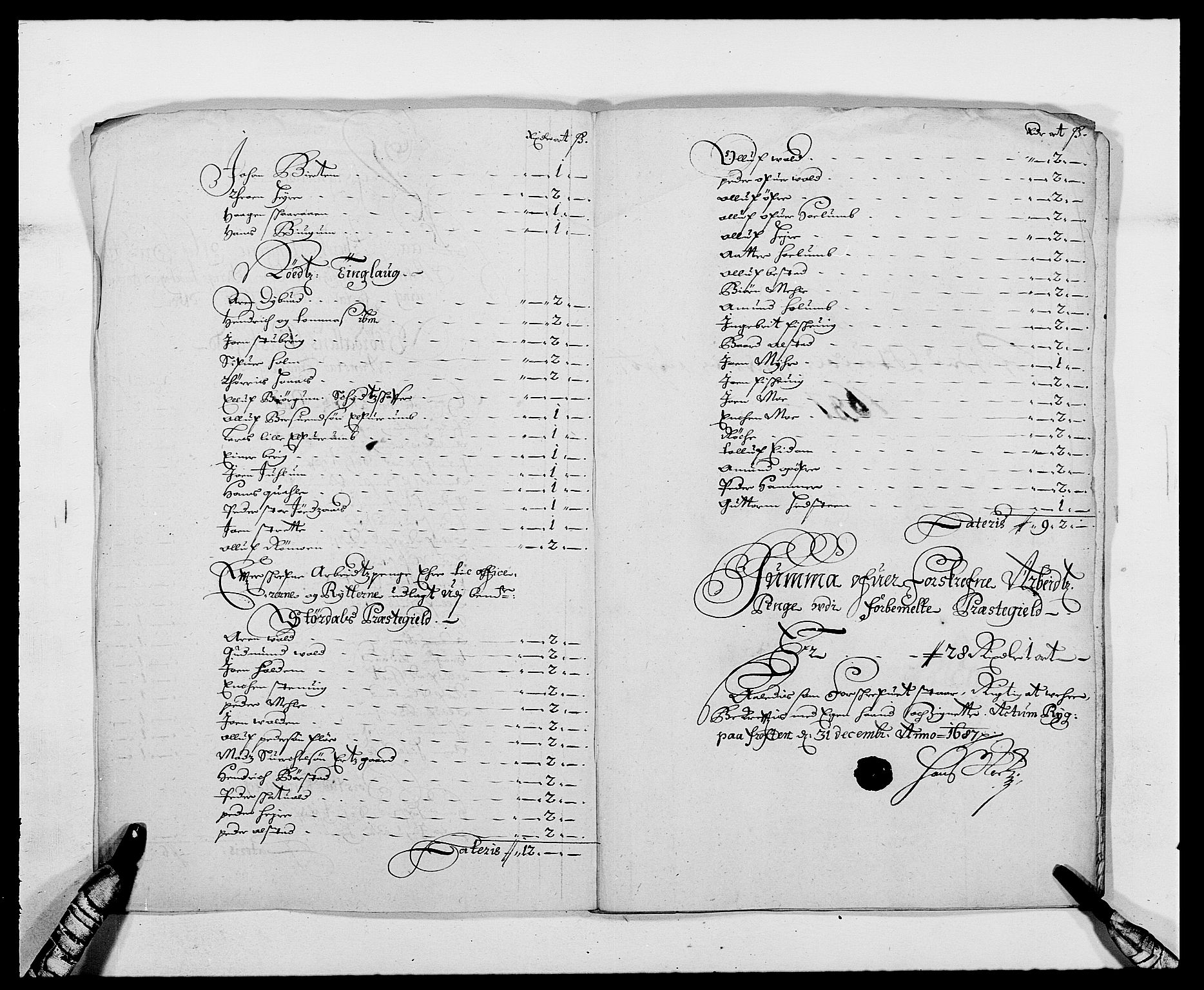 Rentekammeret inntil 1814, Reviderte regnskaper, Fogderegnskap, AV/RA-EA-4092/R62/L4183: Fogderegnskap Stjørdal og Verdal, 1687-1689, s. 99