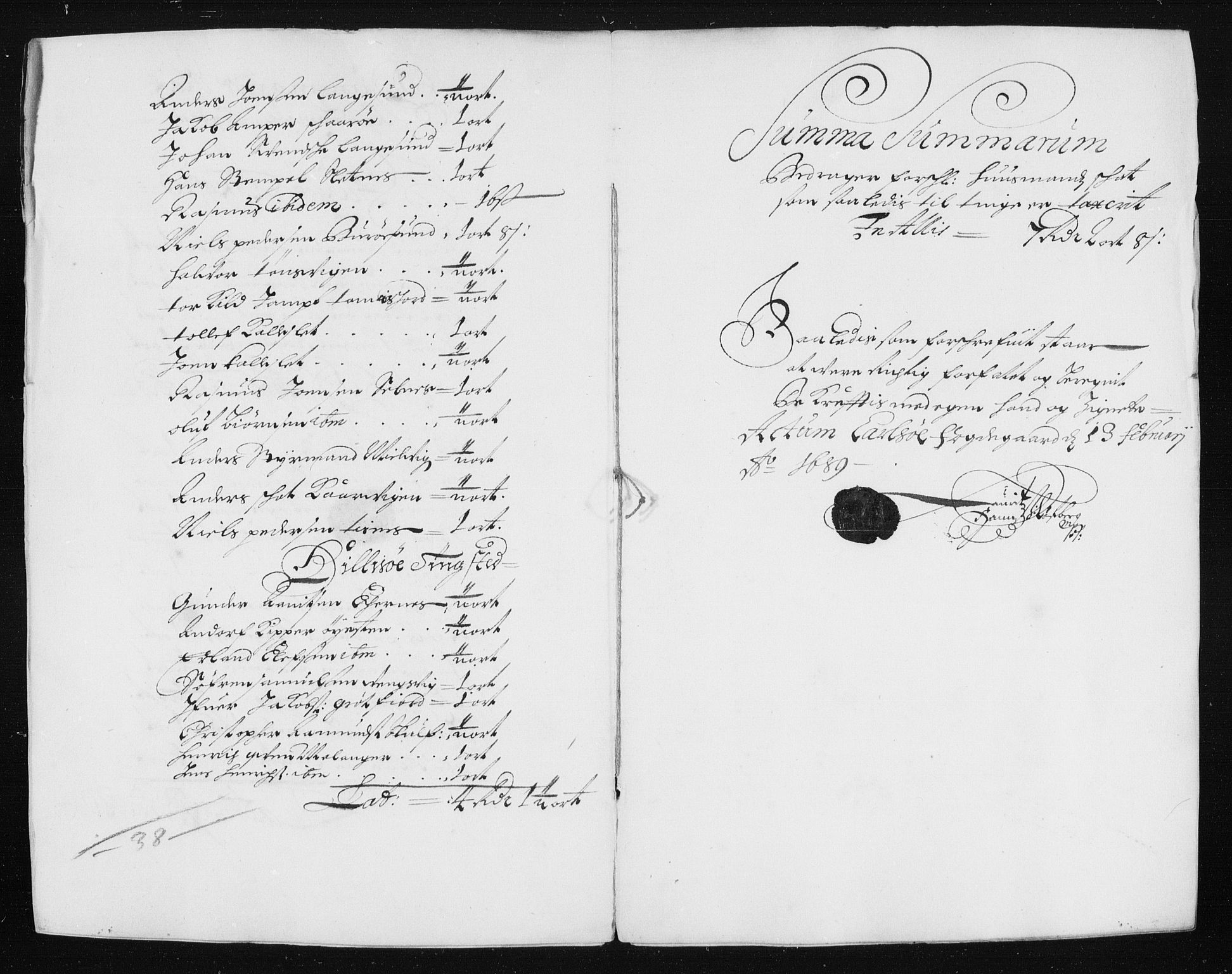 Rentekammeret inntil 1814, Reviderte regnskaper, Stiftamtstueregnskaper, Trondheim stiftamt og Nordland amt, AV/RA-EA-6044/R/Rh/L0012: Nordland amt, 1688