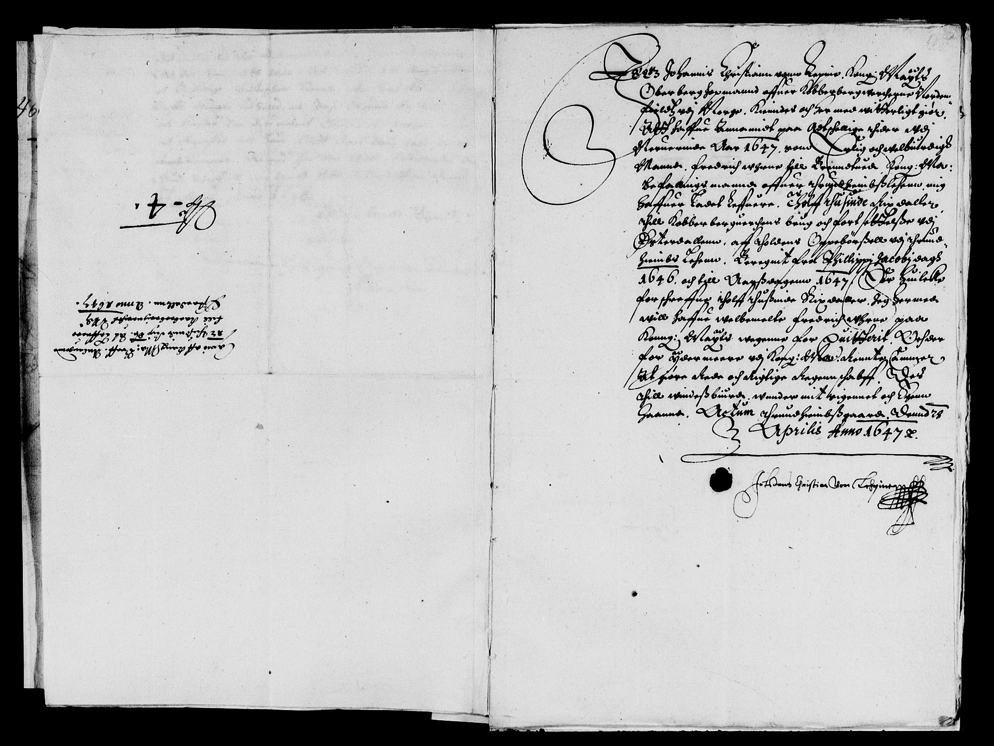 Rentekammeret inntil 1814, Reviderte regnskaper, Lensregnskaper, AV/RA-EA-5023/R/Rb/Rbw/L0087: Trondheim len, 1646-1647