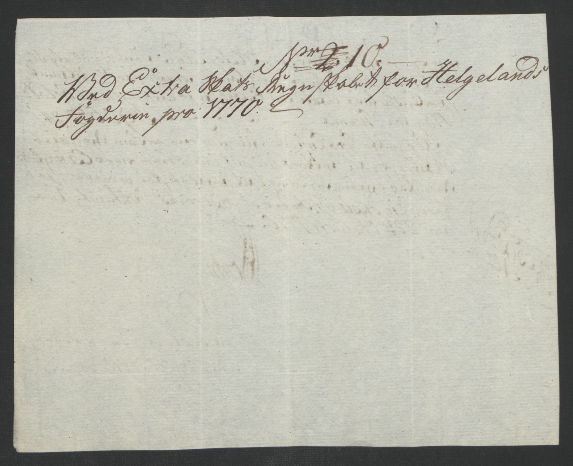 Rentekammeret inntil 1814, Reviderte regnskaper, Fogderegnskap, AV/RA-EA-4092/R65/L4573: Ekstraskatten Helgeland, 1762-1772, s. 292