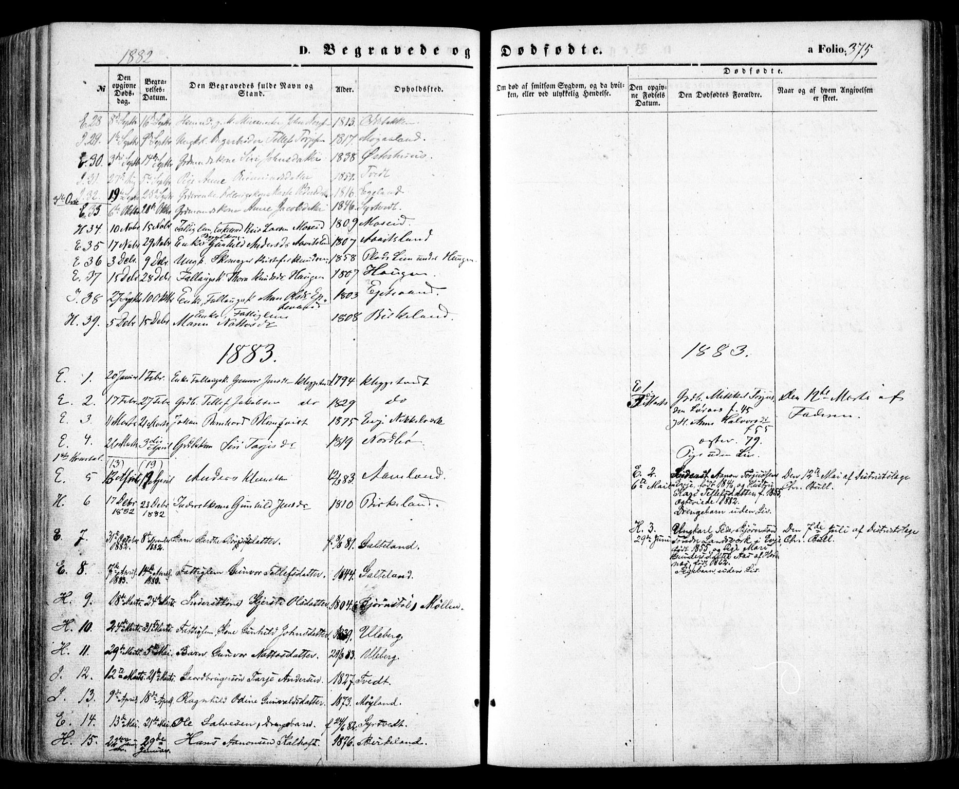 Evje sokneprestkontor, SAK/1111-0008/F/Fa/Faa/L0006: Ministerialbok nr. A 6, 1866-1884, s. 376