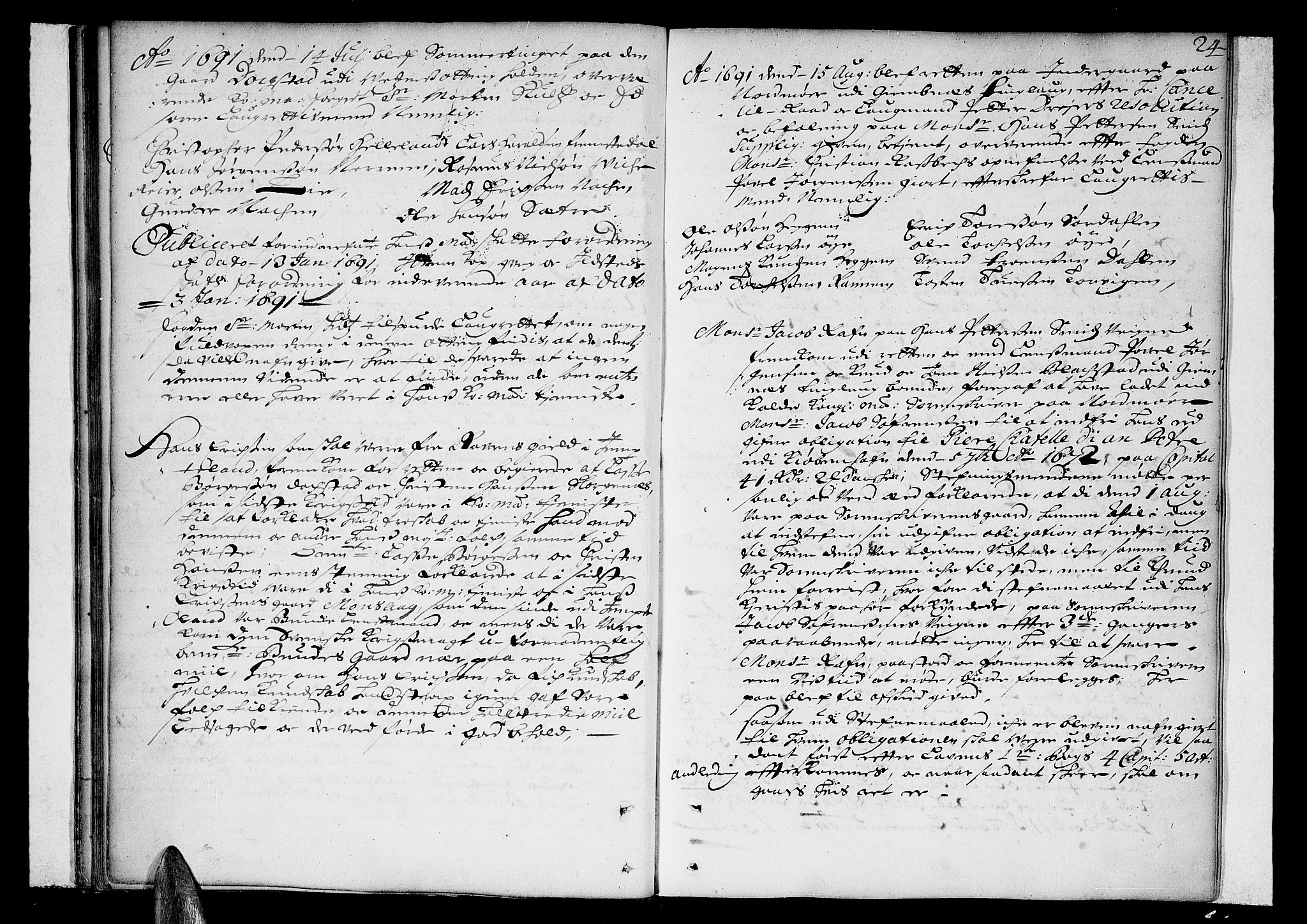 Romsdal sorenskriveri, SAT/A-4149/1/1/1A/L0002: Tingbok, 1690-1693, s. 23b-24a