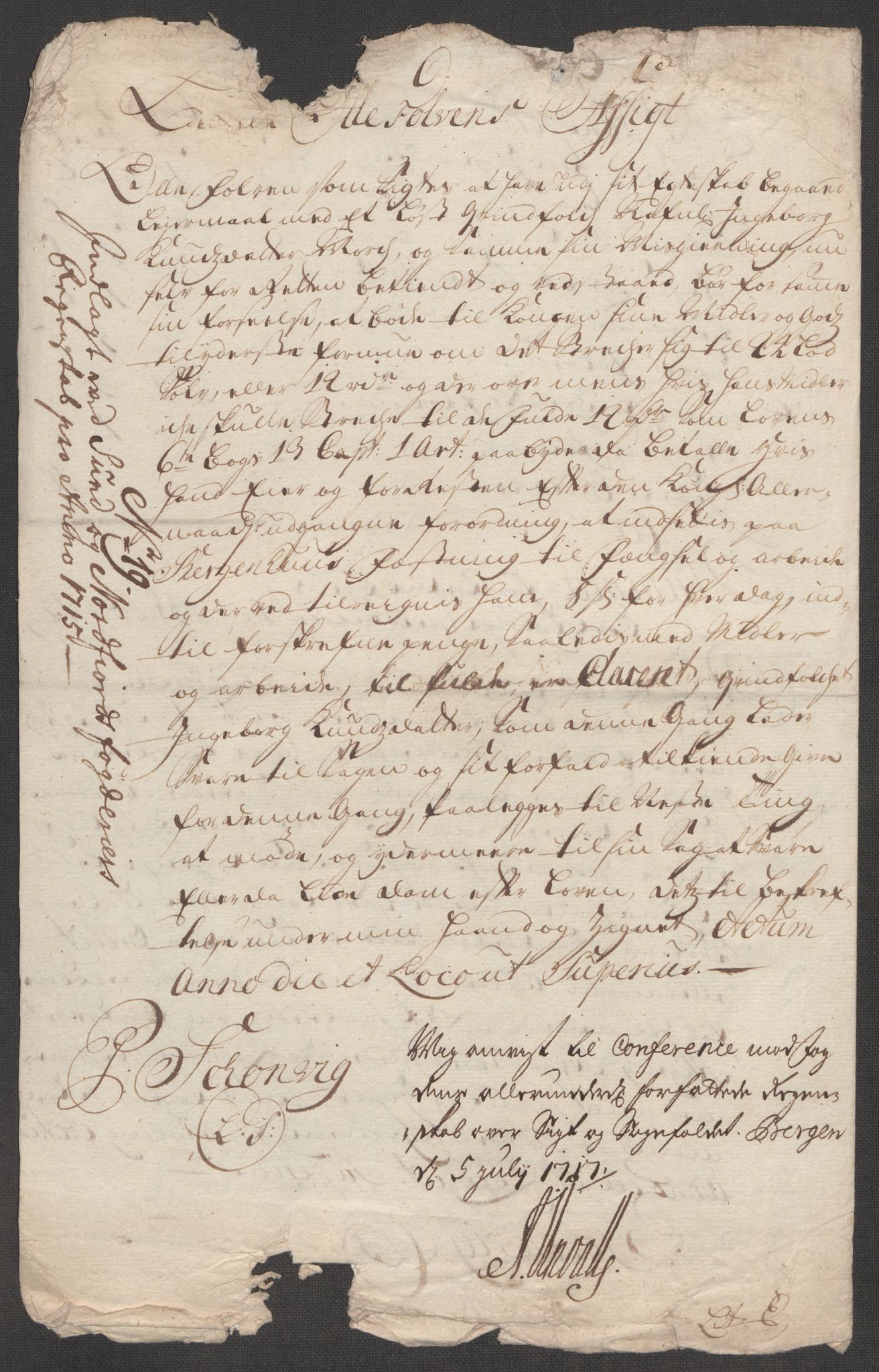 Rentekammeret inntil 1814, Reviderte regnskaper, Fogderegnskap, AV/RA-EA-4092/R53/L3439: Fogderegnskap Sunn- og Nordfjord, 1715, s. 417