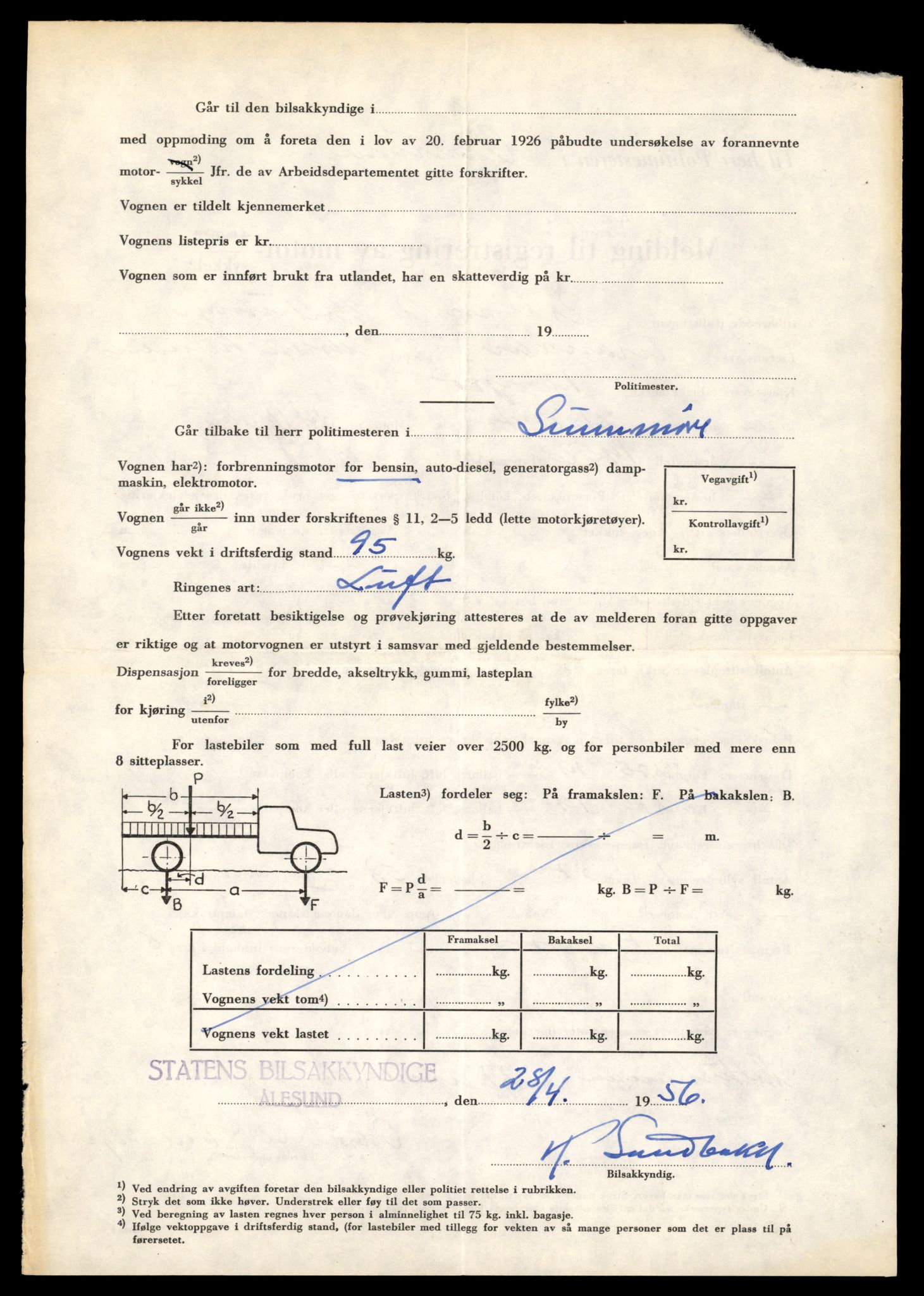 Møre og Romsdal vegkontor - Ålesund trafikkstasjon, AV/SAT-A-4099/F/Fe/L0039: Registreringskort for kjøretøy T 13361 - T 13530, 1927-1998, s. 2003