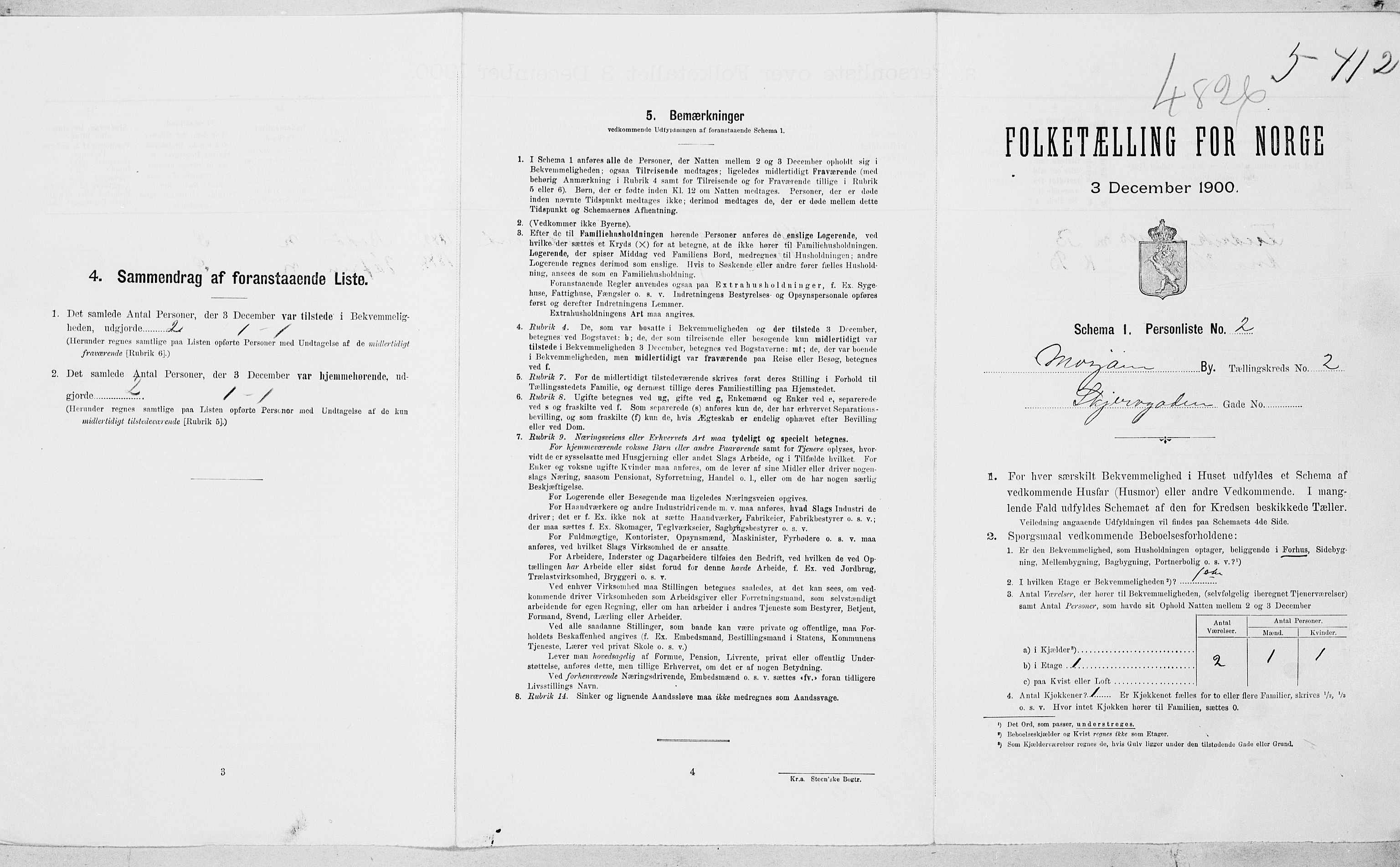 SAT, Folketelling 1900 for 1802 Mosjøen ladested, 1900, s. 381