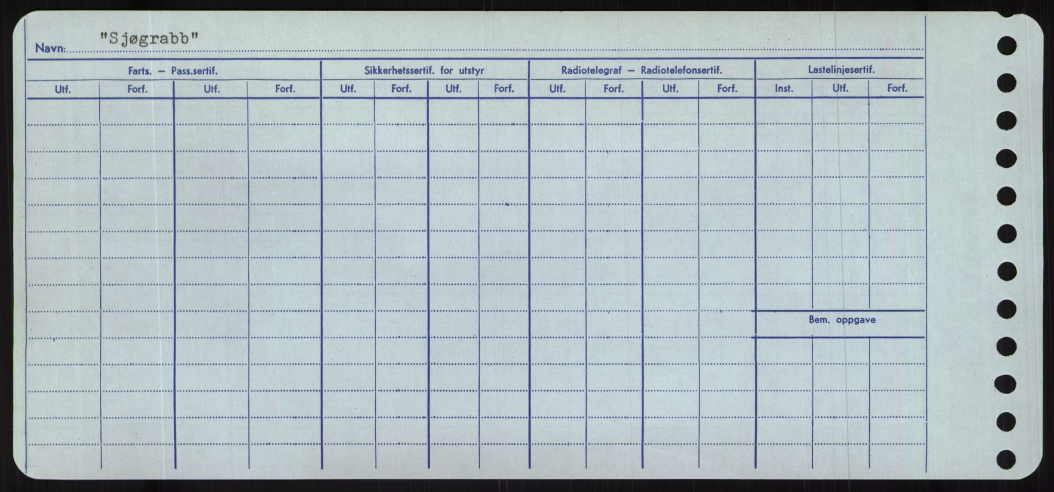 Sjøfartsdirektoratet med forløpere, Skipsmålingen, RA/S-1627/H/Hc/L0001: Lektere, A-Y, s. 390