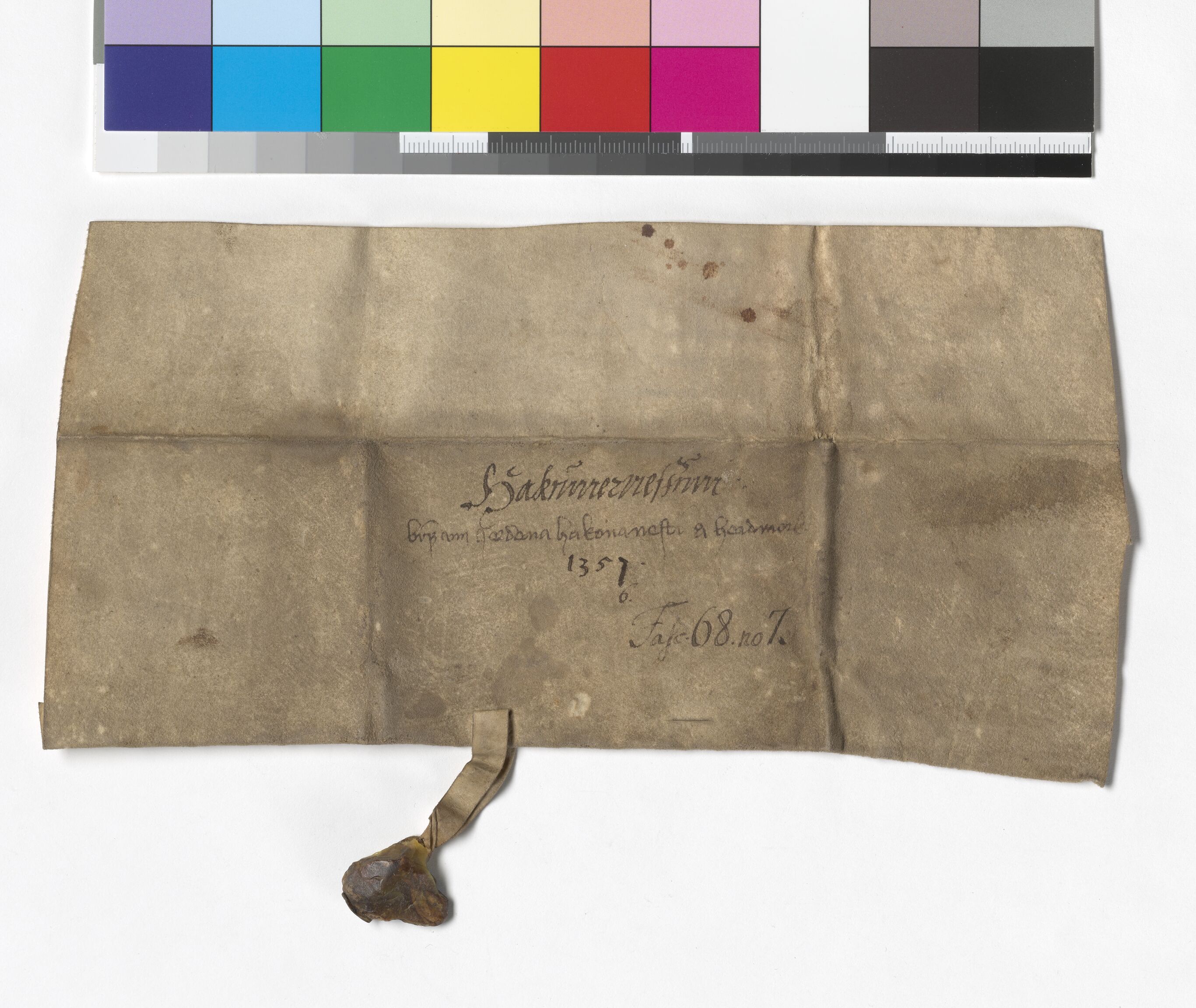 Riksarkivets diplomsamling, AV/RA-EA-5965/F05/L0171: NRA AM fasc. 68 nr. 7 - fasc. 69 nr. 10, 1357-1360, s. 3