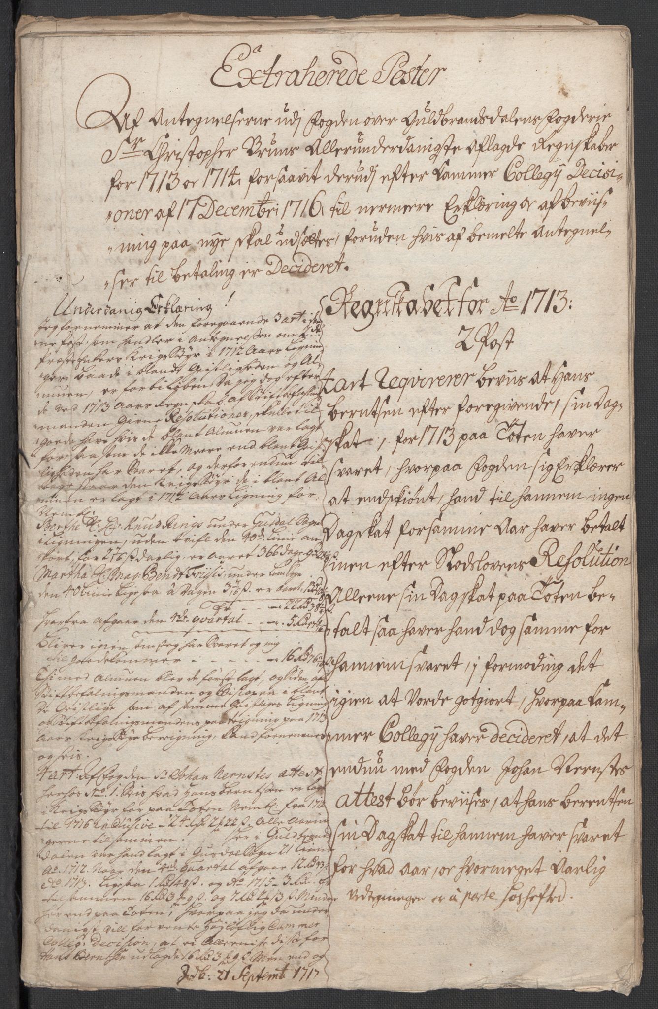 Rentekammeret inntil 1814, Reviderte regnskaper, Fogderegnskap, RA/EA-4092/R17/L1183: Fogderegnskap Gudbrandsdal, 1714, s. 363