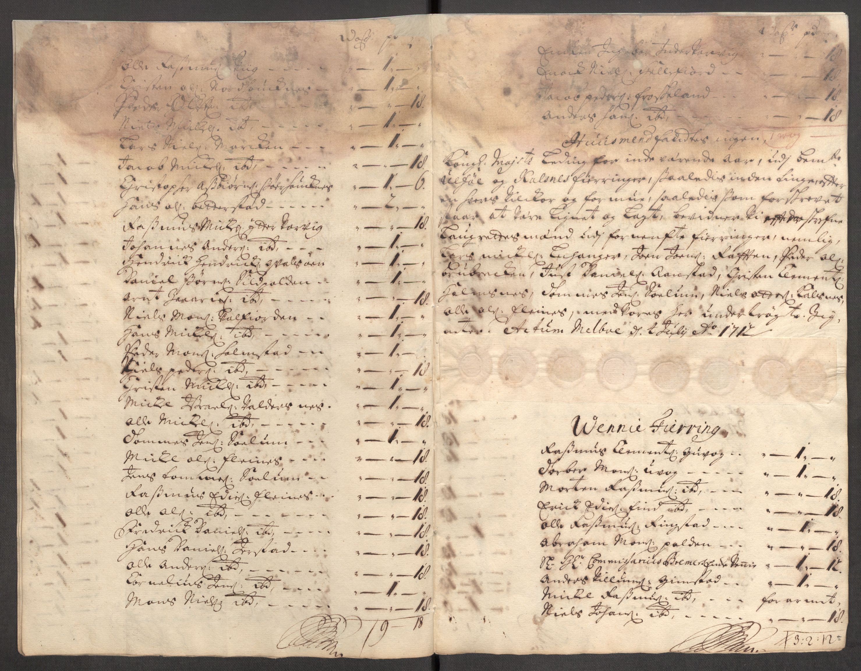 Rentekammeret inntil 1814, Reviderte regnskaper, Fogderegnskap, AV/RA-EA-4092/R67/L4679: Fogderegnskap Vesterålen, Andenes og Lofoten, 1711-1713, s. 24