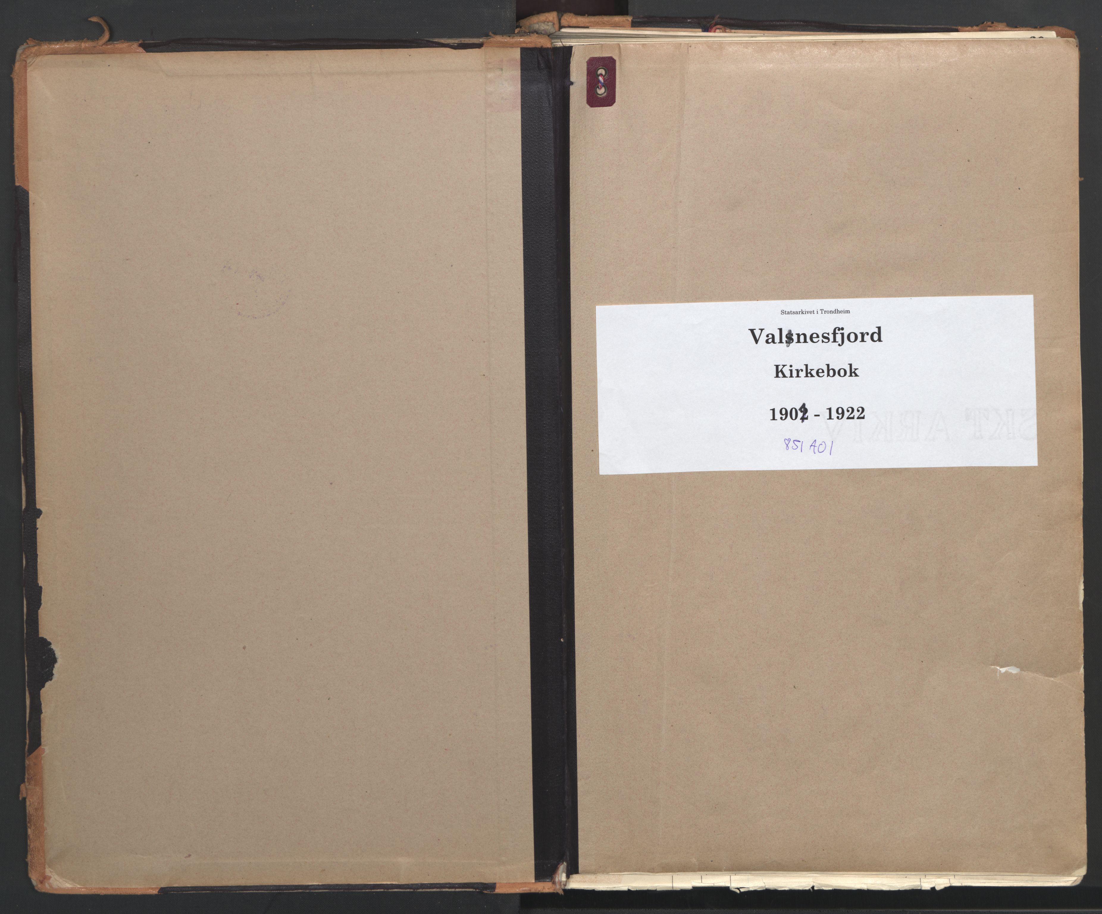 Ministerialprotokoller, klokkerbøker og fødselsregistre - Nordland, AV/SAT-A-1459/851/L0724: Ministerialbok nr. 851A01, 1901-1922