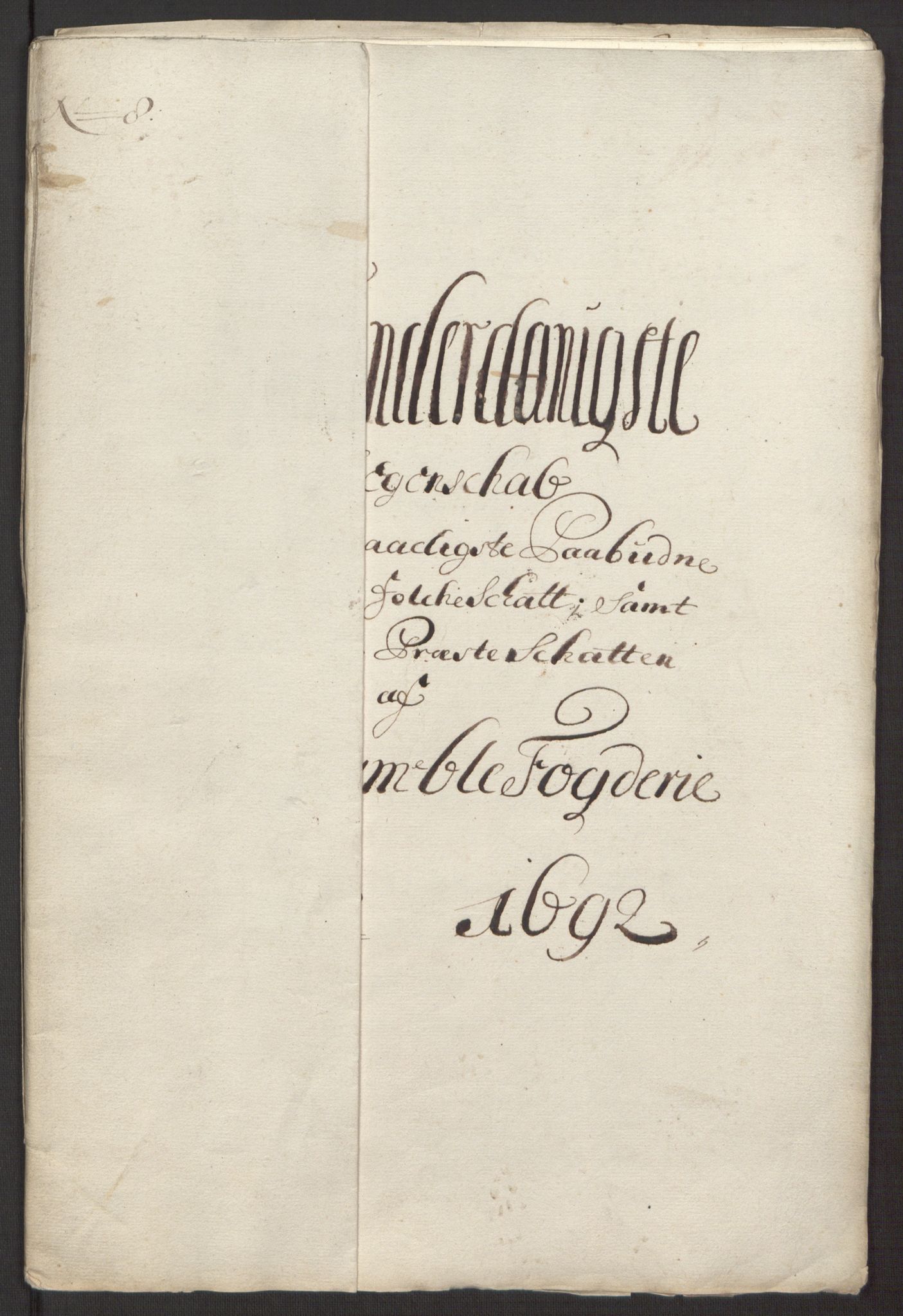 Rentekammeret inntil 1814, Reviderte regnskaper, Fogderegnskap, RA/EA-4092/R34/L2052: Fogderegnskap Bamble, 1692-1693, s. 198