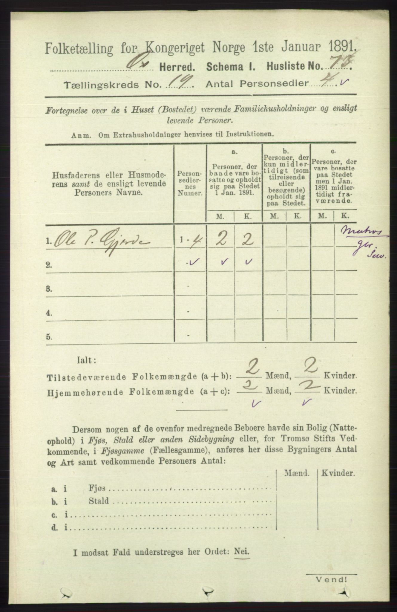 RA, Folketelling 1891 for 1243 Os herred, 1891, s. 4191