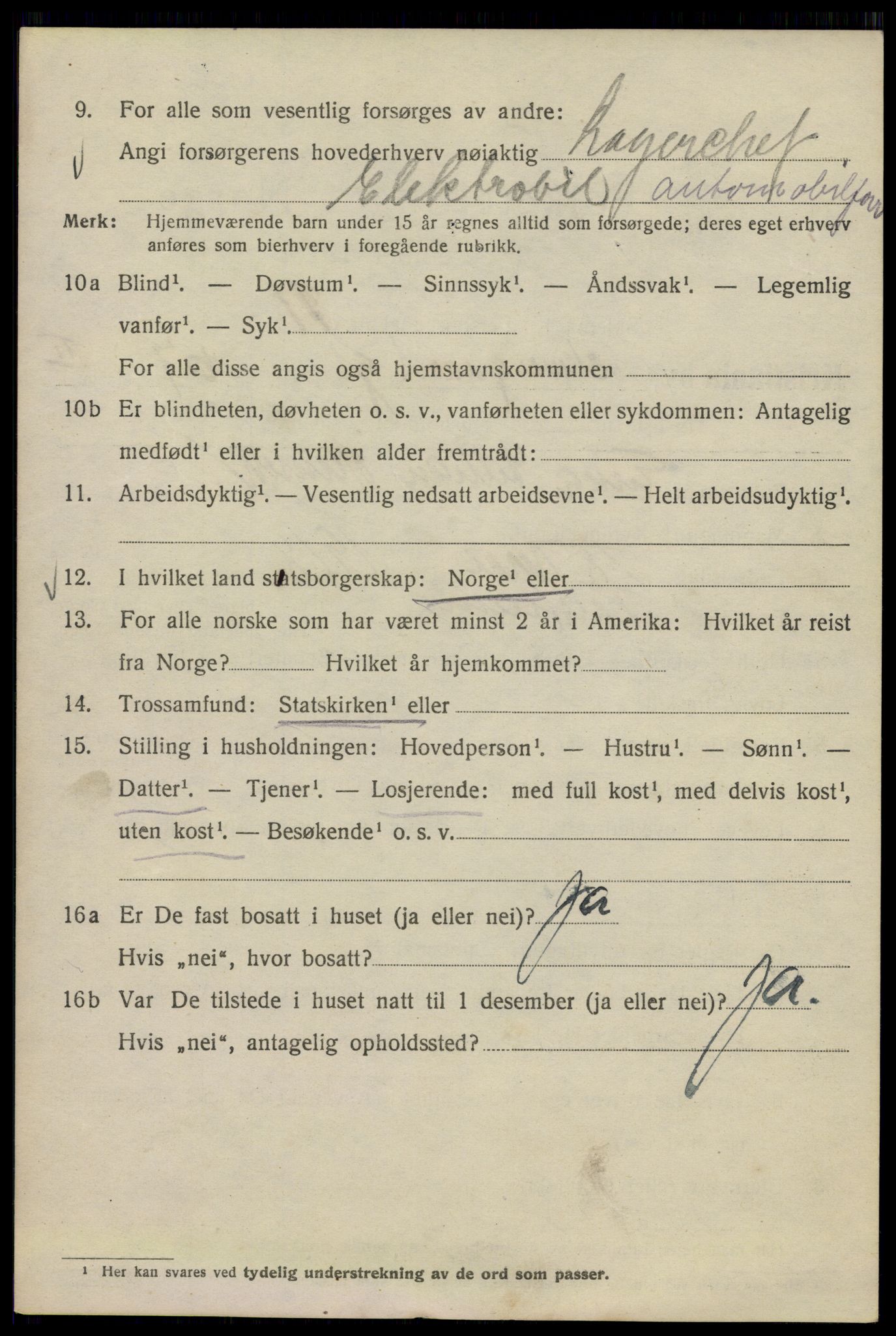 SAO, Folketelling 1920 for 0301 Kristiania kjøpstad, 1920, s. 495750