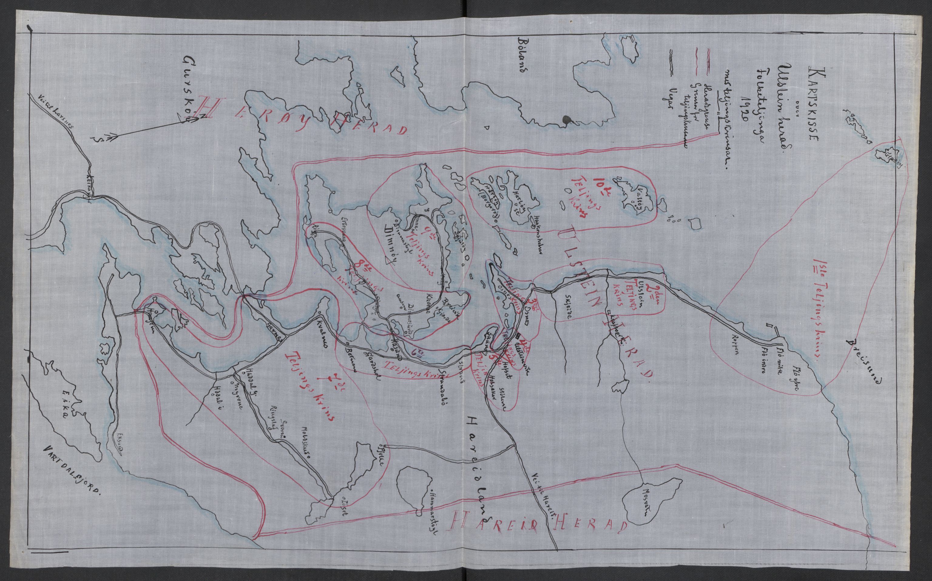 SAT, Folketelling 1920 for 1516 Ulstein herred, 1920, s. 9