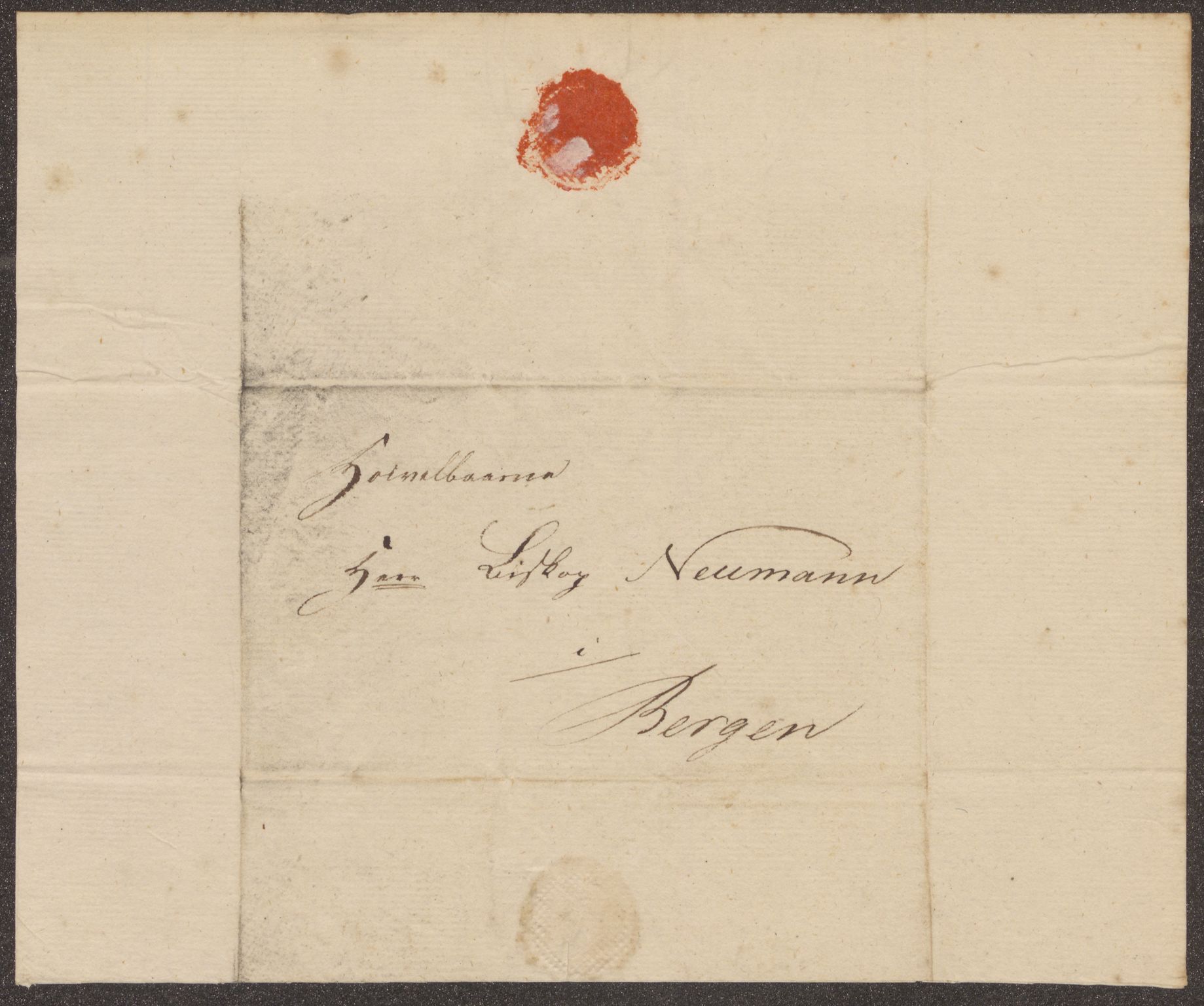 Bergens Museum, UMB/A007/D/Da/L0007/0003: Innkommende brev 1834 - 1835 / Innkommende brev 1835, 1835