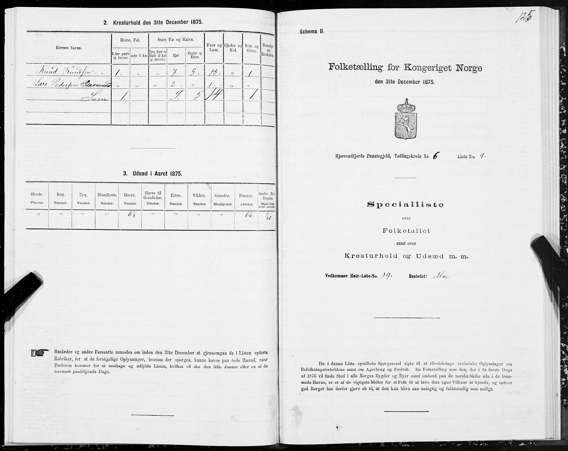 SAT, Folketelling 1875 for 1522P Hjørundfjord prestegjeld, 1875, s. 2125