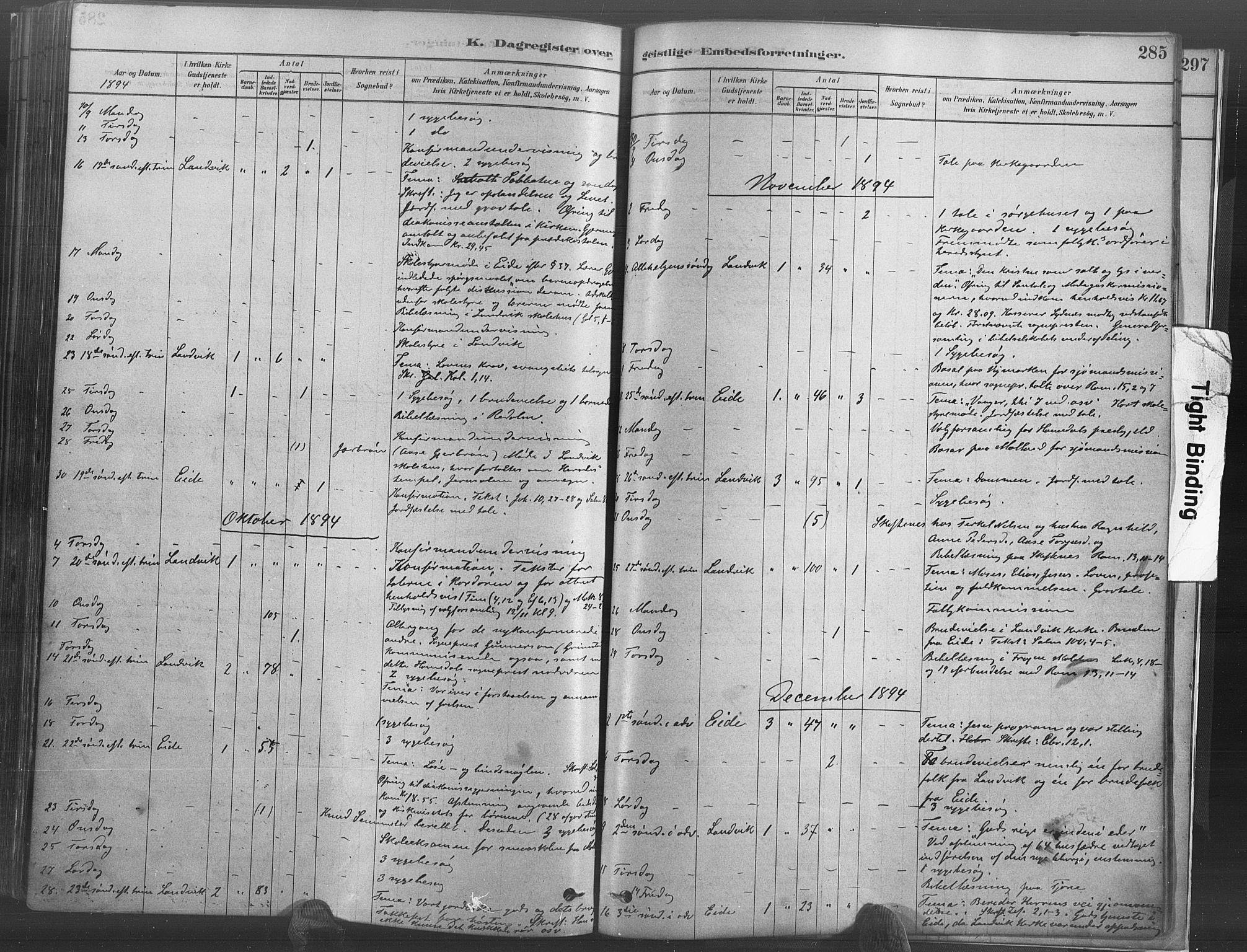 Hommedal sokneprestkontor, AV/SAK-1111-0023/F/Fa/Fab/L0006: Ministerialbok nr. A 6, 1878-1897, s. 286