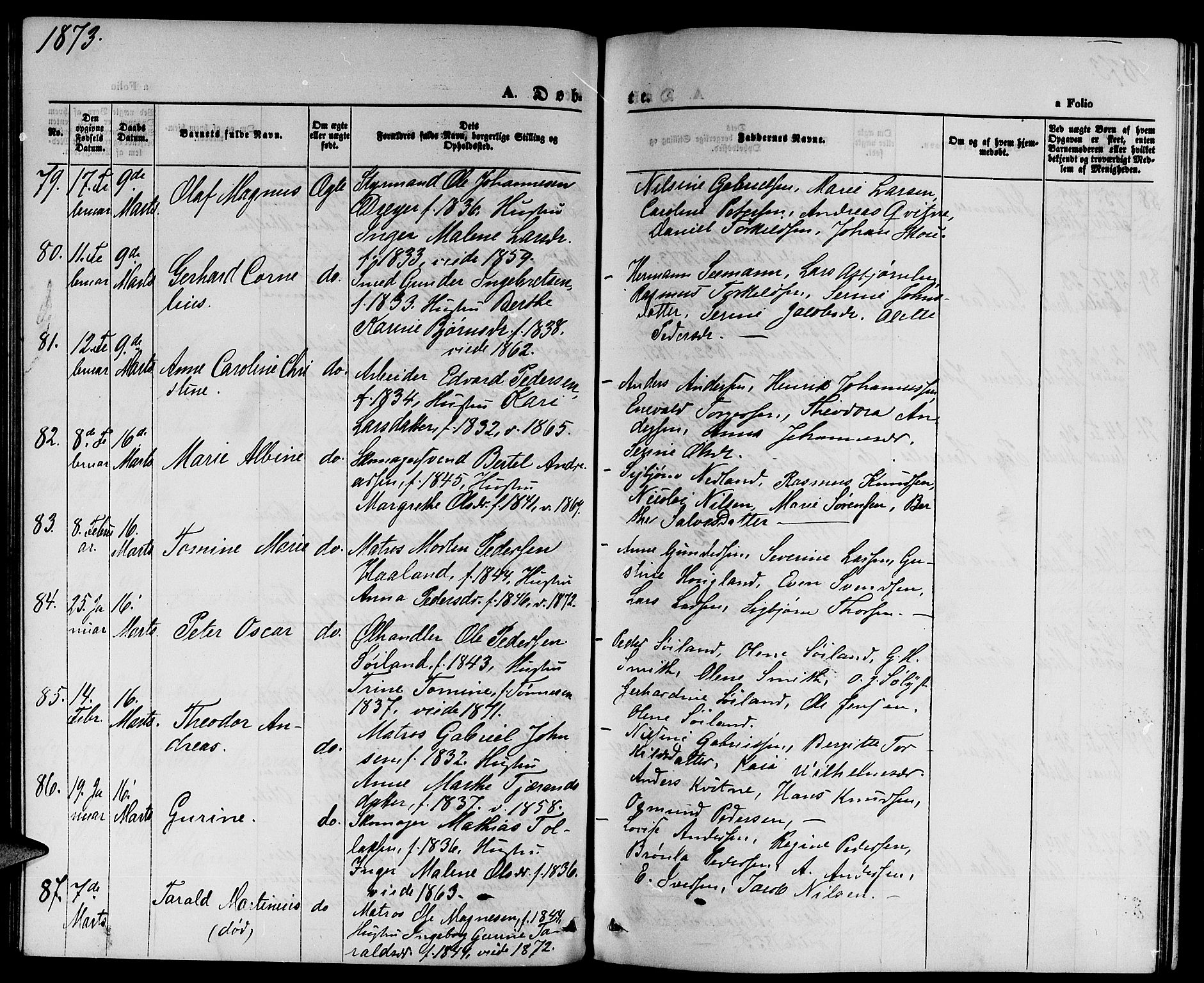 St. Petri sokneprestkontor, AV/SAST-A-101813/001/30/30BB/L0001: Klokkerbok nr. B 1, 1865-1878