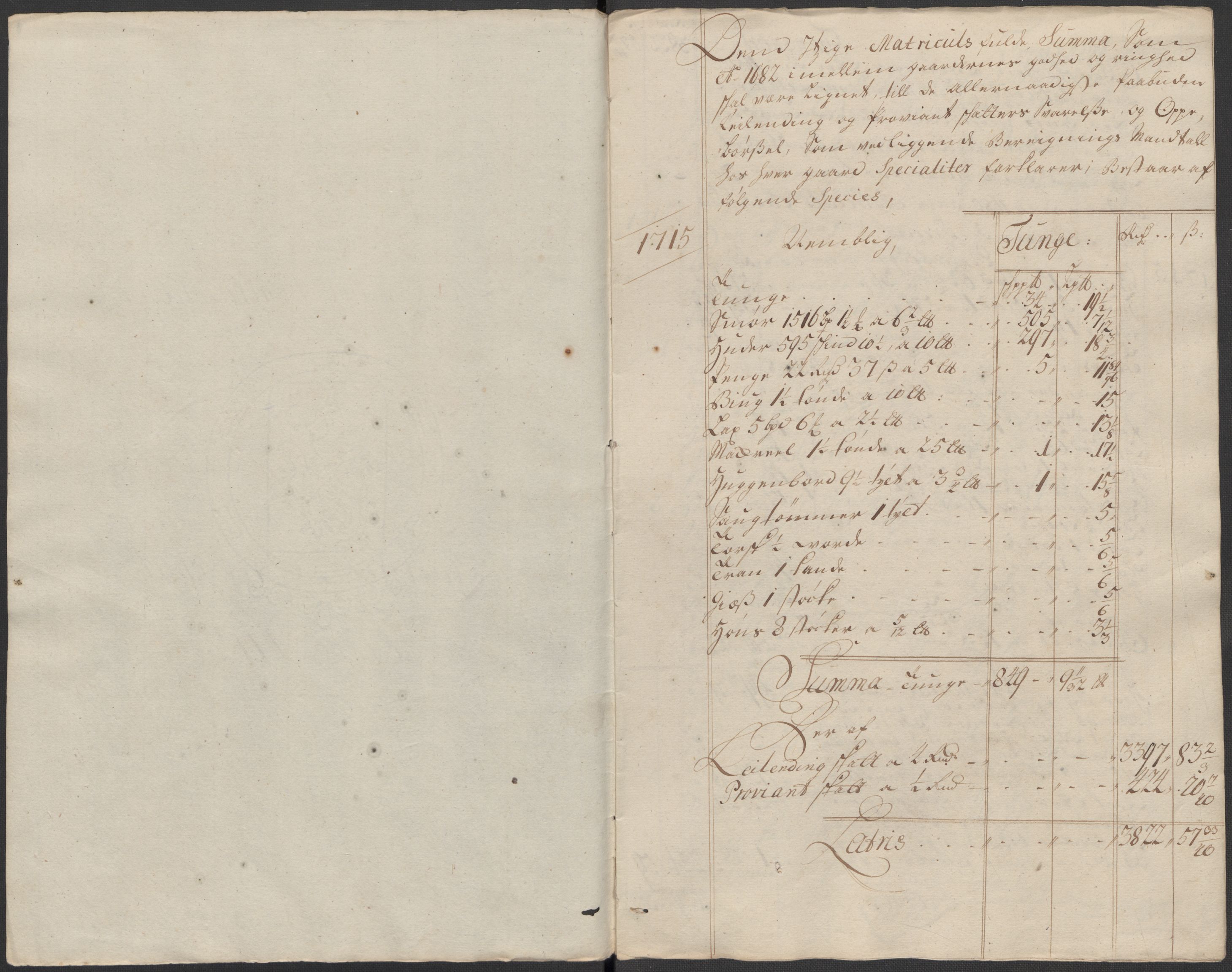 Rentekammeret inntil 1814, Reviderte regnskaper, Fogderegnskap, RA/EA-4092/R33/L1986: Fogderegnskap Larvik grevskap, 1714-1715, s. 428
