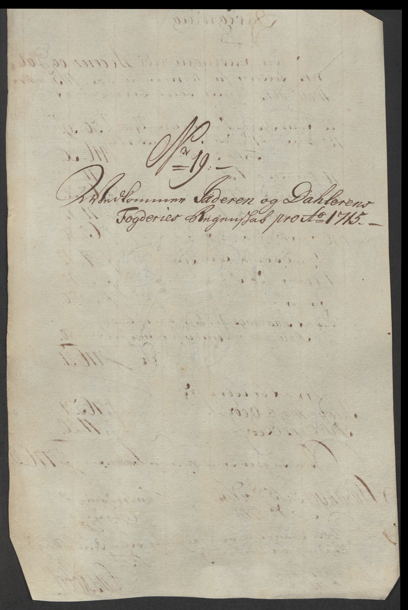 Rentekammeret inntil 1814, Reviderte regnskaper, Fogderegnskap, RA/EA-4092/R46/L2740: Fogderegnskap Jæren og Dalane, 1715-1716, s. 124