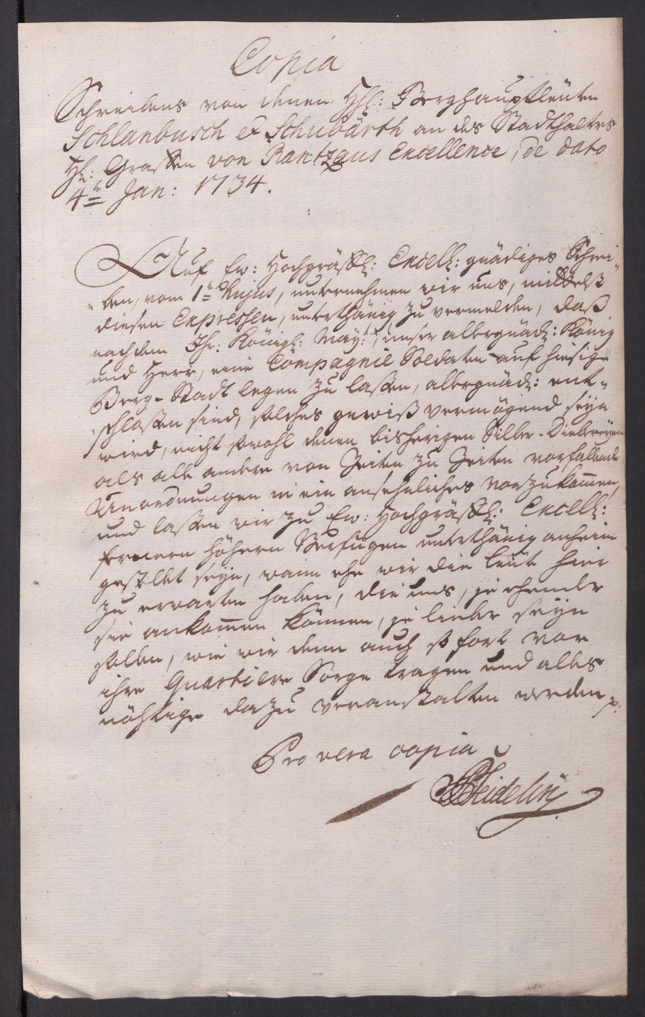 Kommanderende general (KG I) med Det norske krigsdirektorium, AV/RA-EA-5419/D/L0061: Stattholderens, stiftamtmenns og amtmenns brev, 1731-1740, s. 110