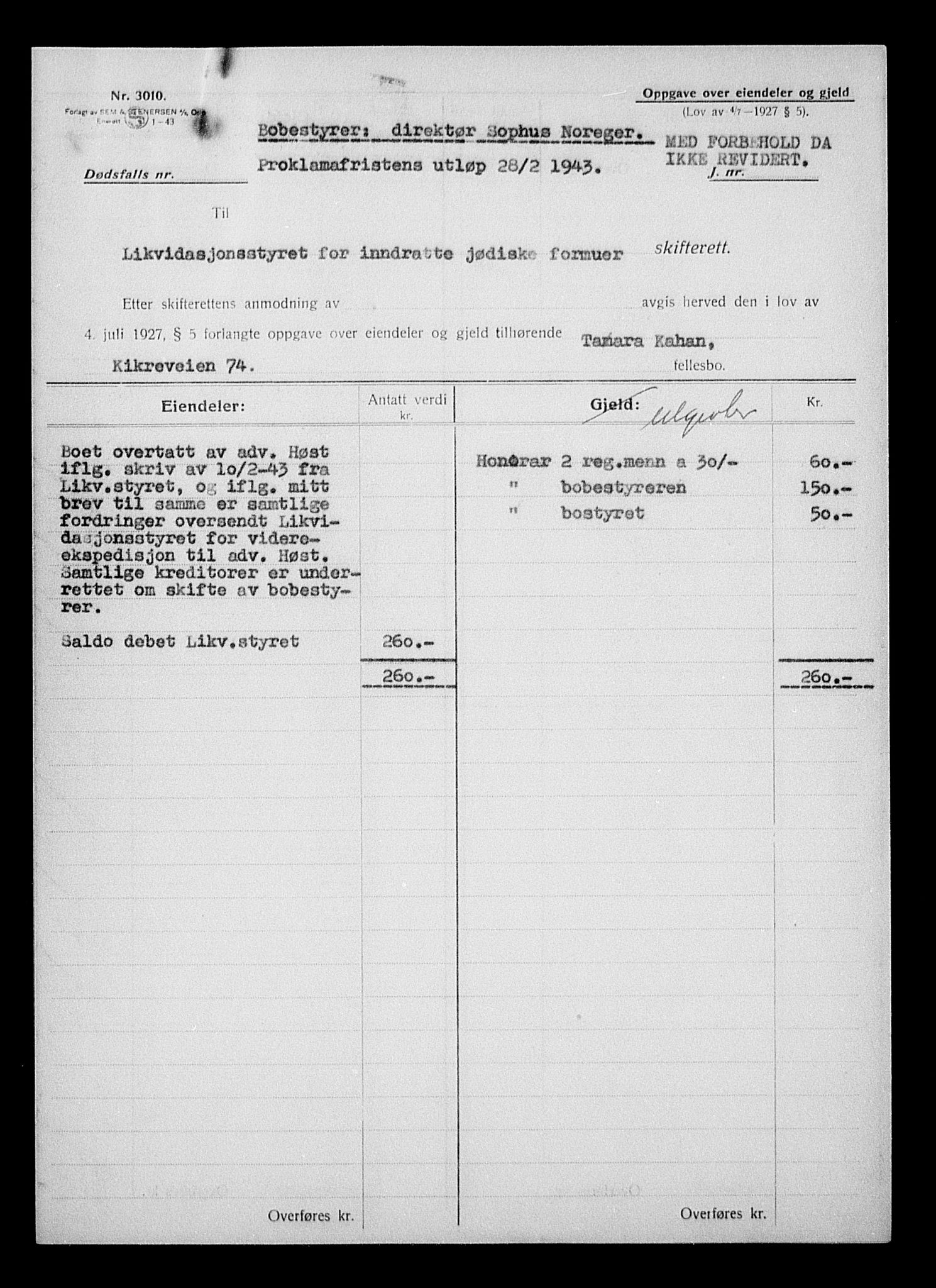 Justisdepartementet, Tilbakeføringskontoret for inndratte formuer, AV/RA-S-1564/H/Hc/Hcc/L0948: --, 1945-1947, s. 623