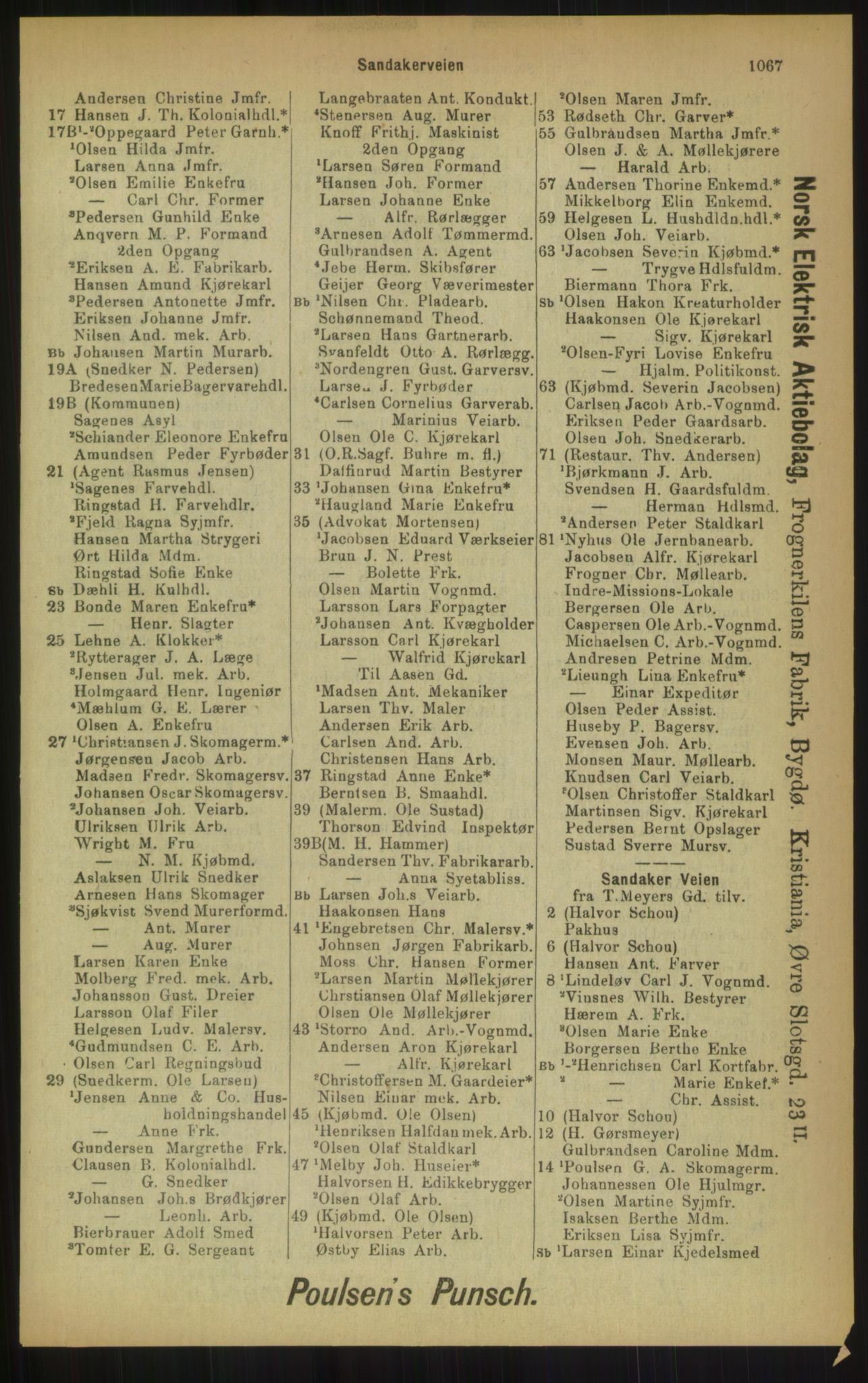 Kristiania/Oslo adressebok, PUBL/-, 1900, s. 1067