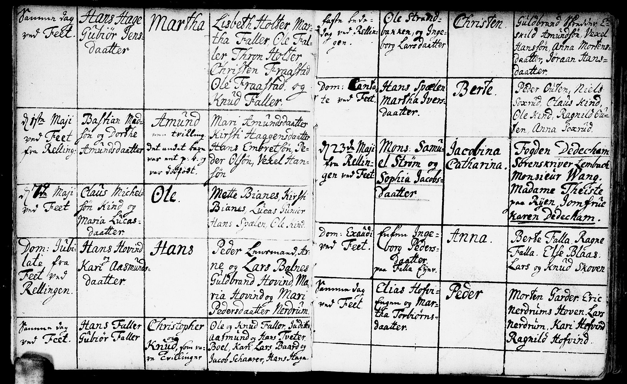 Fet prestekontor Kirkebøker, AV/SAO-A-10370a/F/Fa/L0003: Ministerialbok nr. I 3, 1736-1753, s. 4