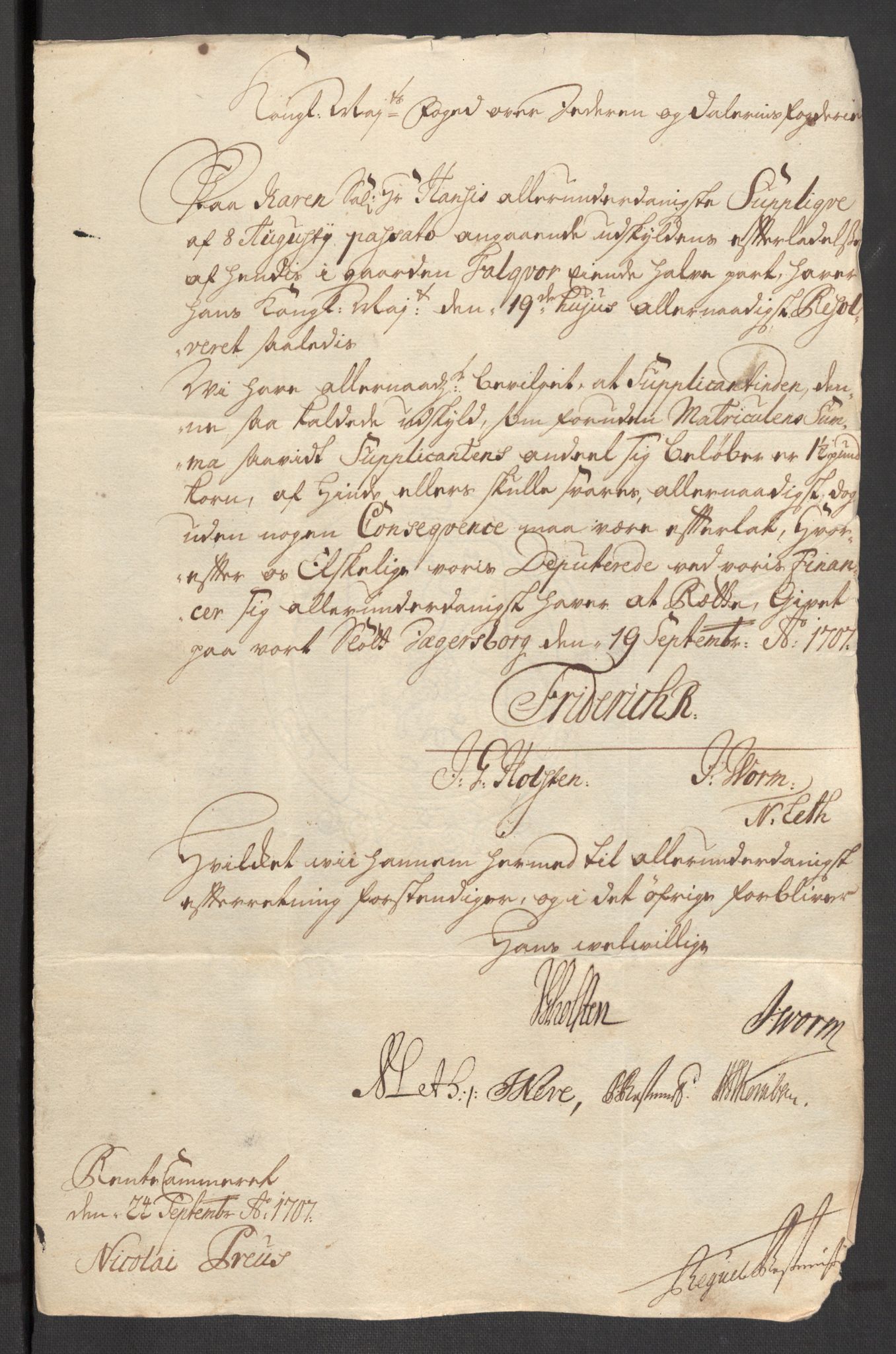 Rentekammeret inntil 1814, Reviderte regnskaper, Fogderegnskap, AV/RA-EA-4092/R46/L2733: Fogderegnskap Jæren og Dalane, 1705-1708, s. 301