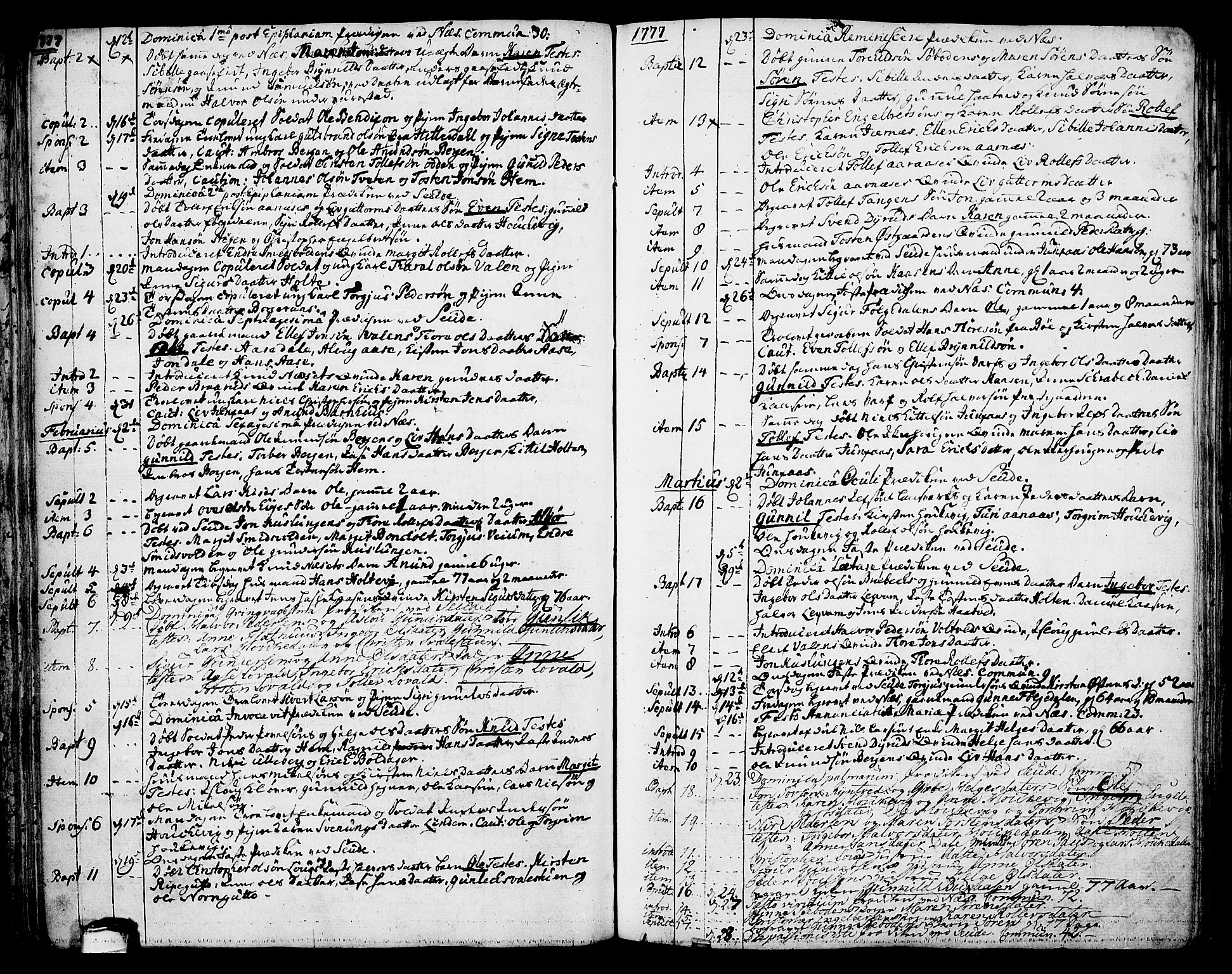 Sauherad kirkebøker, AV/SAKO-A-298/F/Fa/L0004: Ministerialbok nr. I 4, 1767-1814