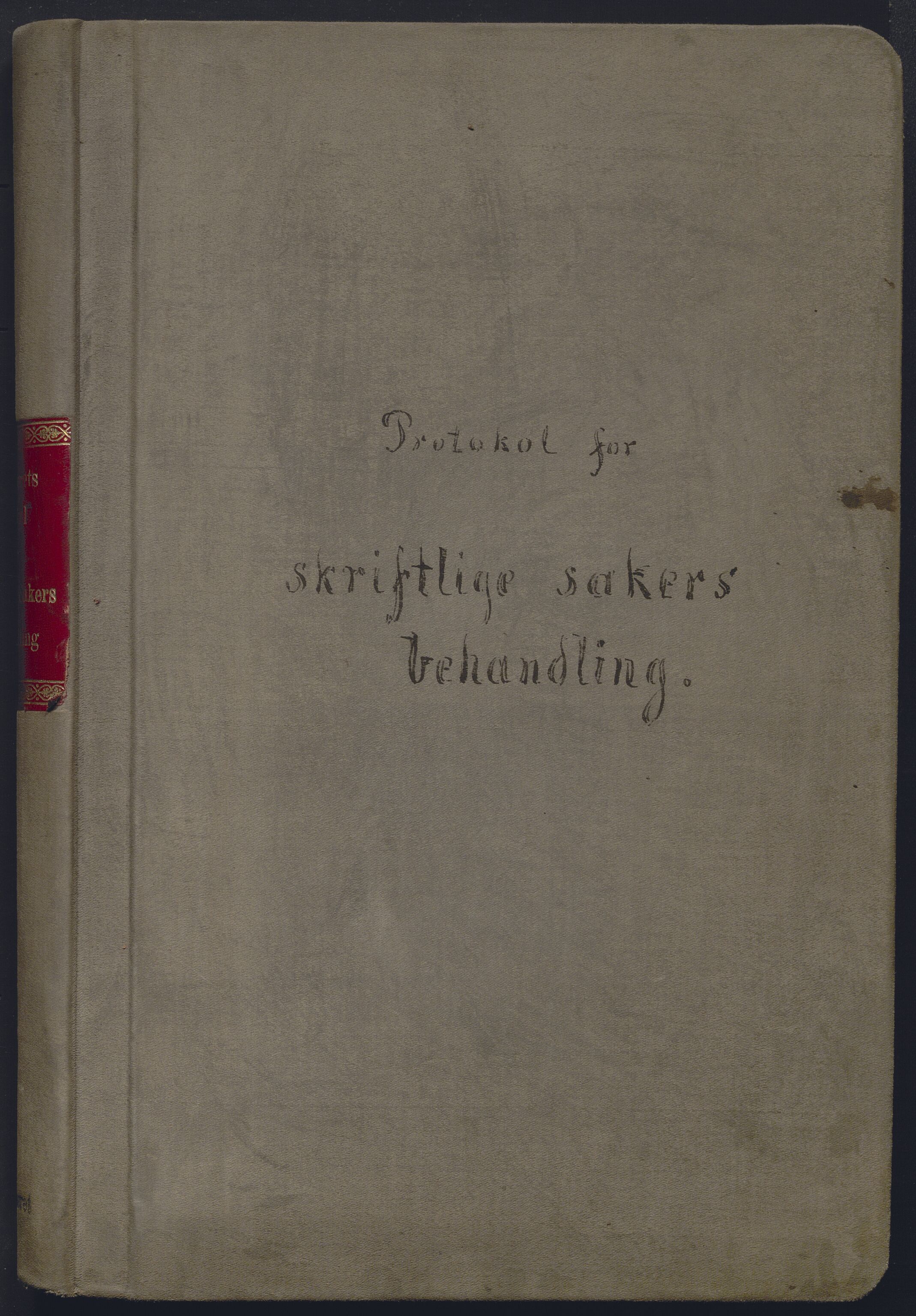 Høyesterett, AV/RA-S-1002/E/Ef/L0025: Protokoll over saker som gikk til skriftlig behandling, 1917-1920