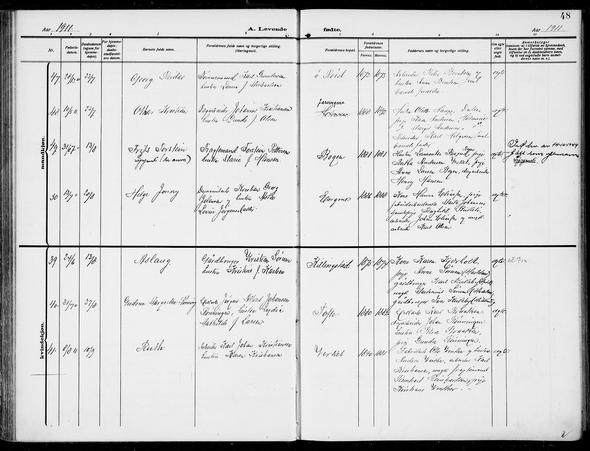 Hurum kirkebøker, AV/SAKO-A-229/F/Fa/L0016: Ministerialbok nr. 16, 1899-1918, s. 48