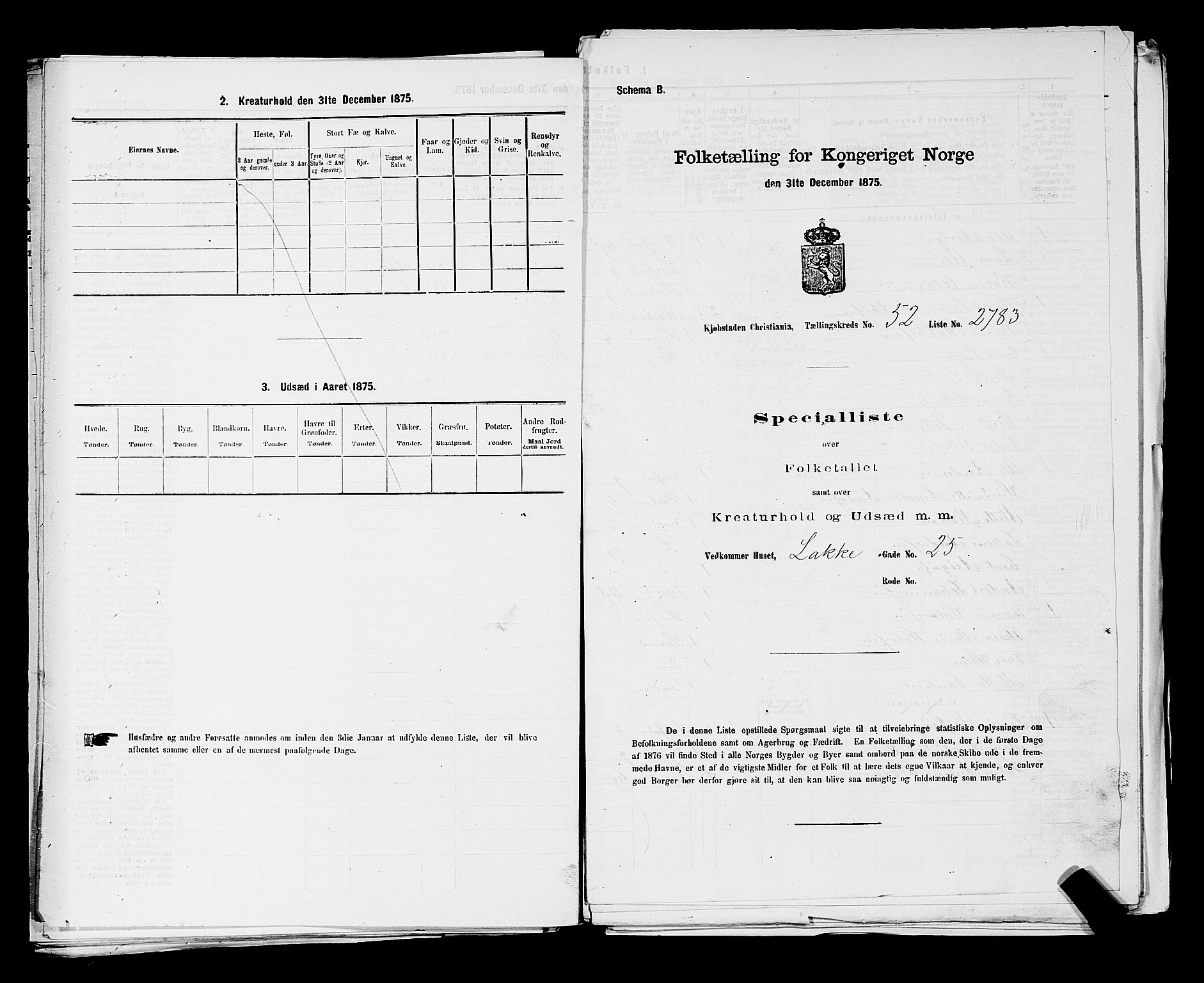 RA, Folketelling 1875 for 0301 Kristiania kjøpstad, 1875, s. 7842